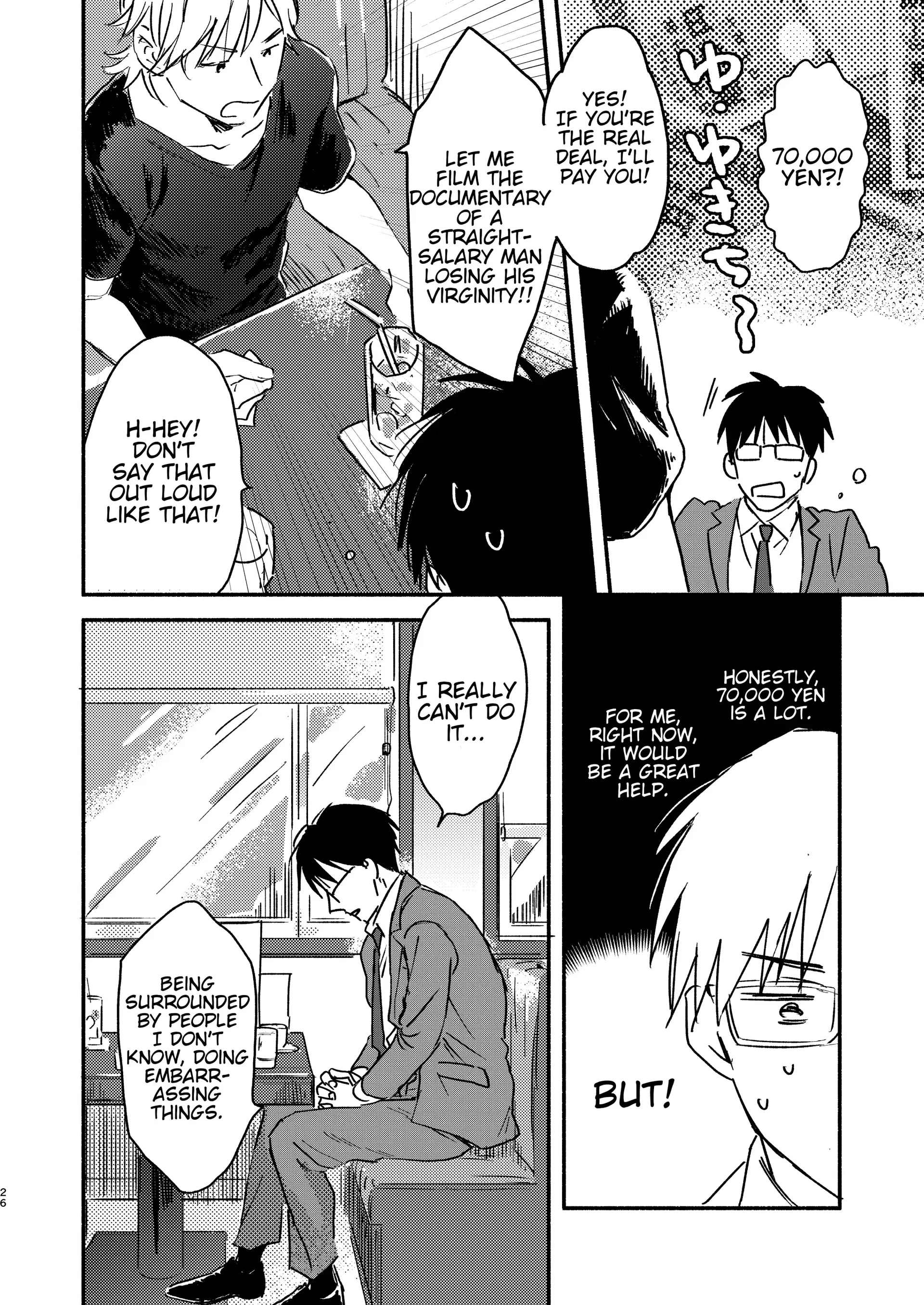 Having Sex With the Straight Salaryman by Dangling a Reward for Him - Oneshot manhwa