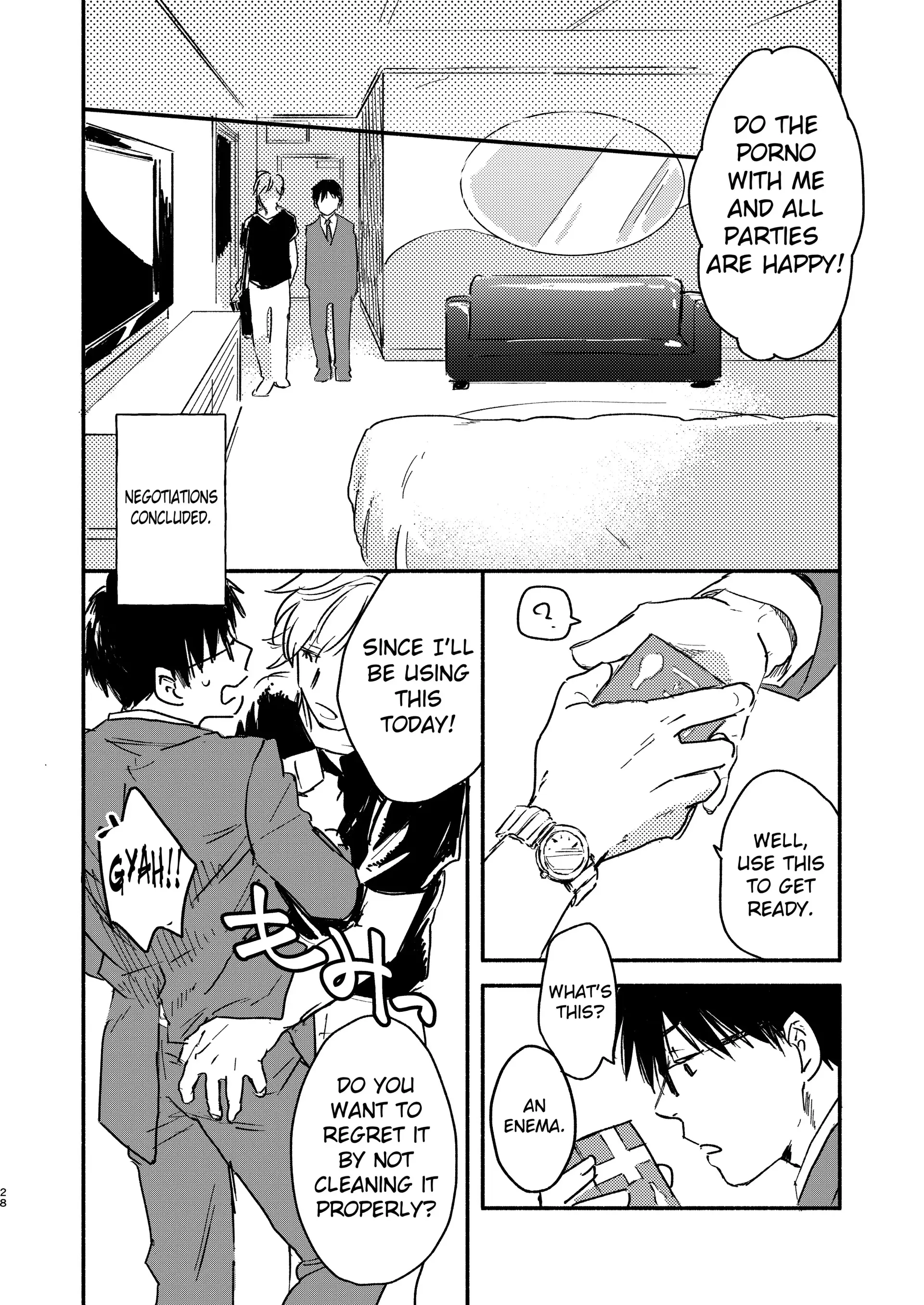 Having Sex With the Straight Salaryman by Dangling a Reward for Him - Oneshot manhwa