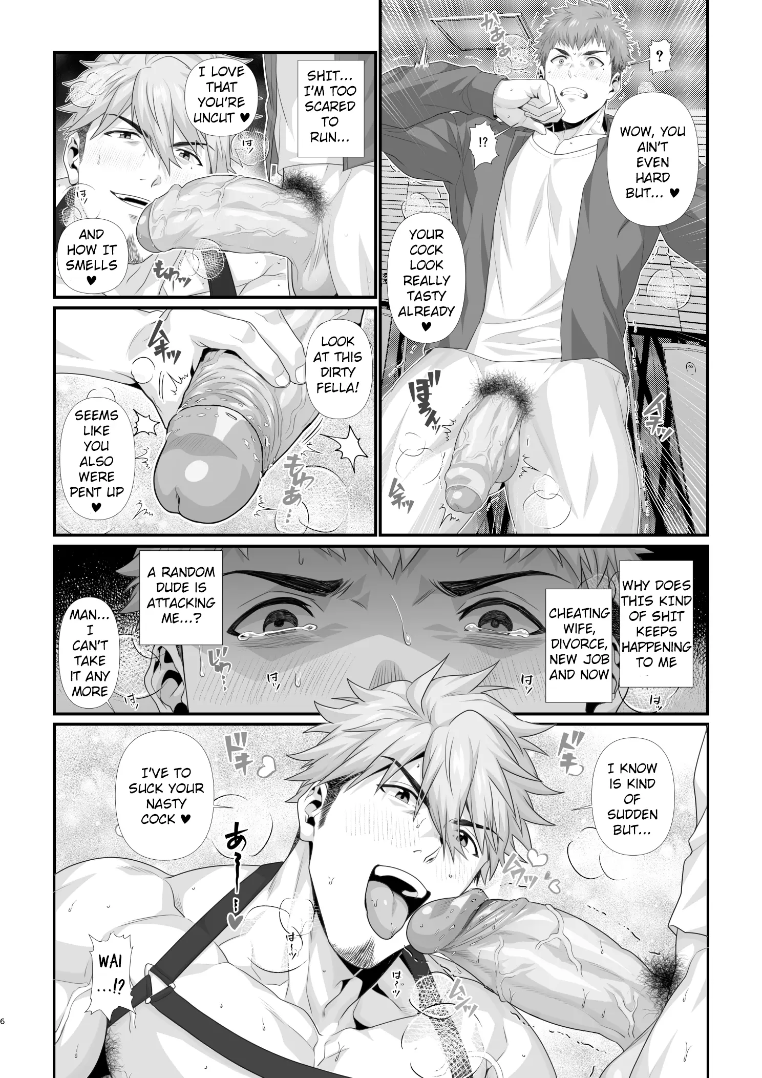 A Heartbroken Straight Male’s Descent into Pleasure - Oneshot manhwa