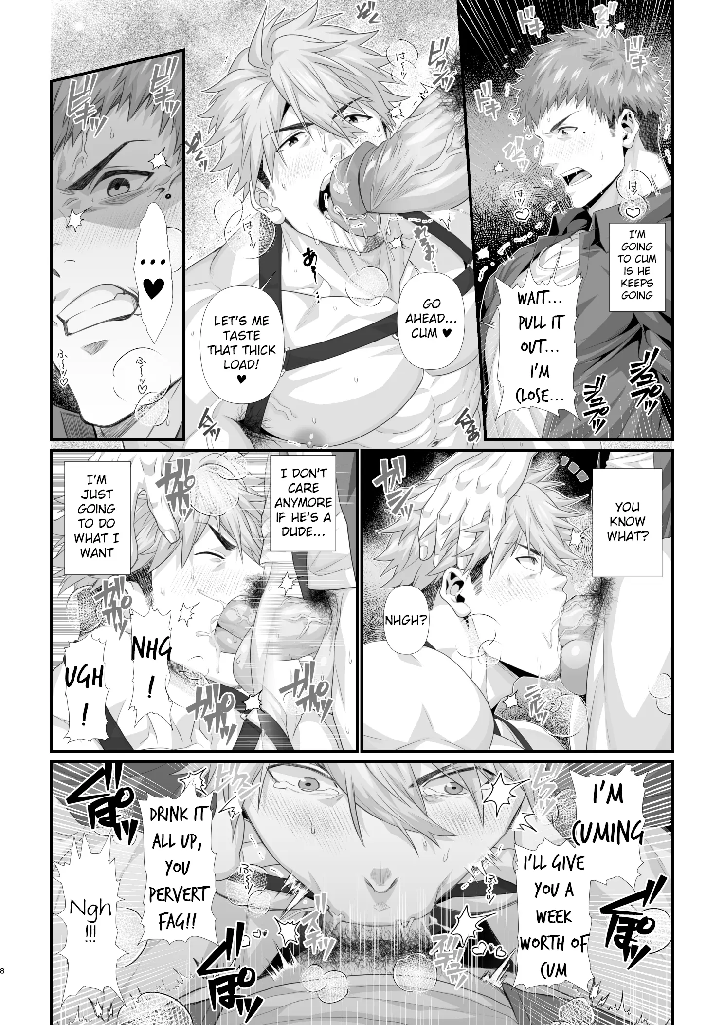 A Heartbroken Straight Male’s Descent into Pleasure - Oneshot manhwa