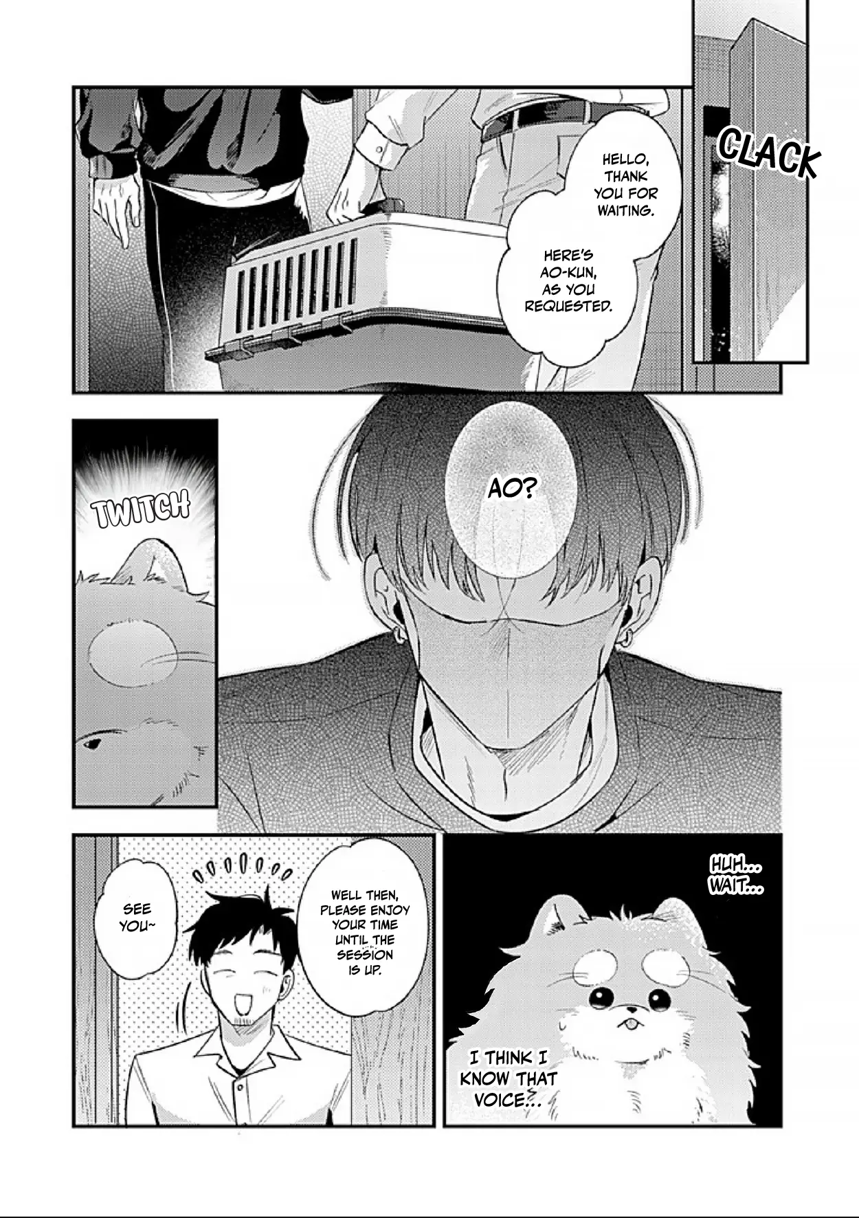 When He Barks, Kiss Him and Pet Him - Chapter 1 Part 2 manhwa