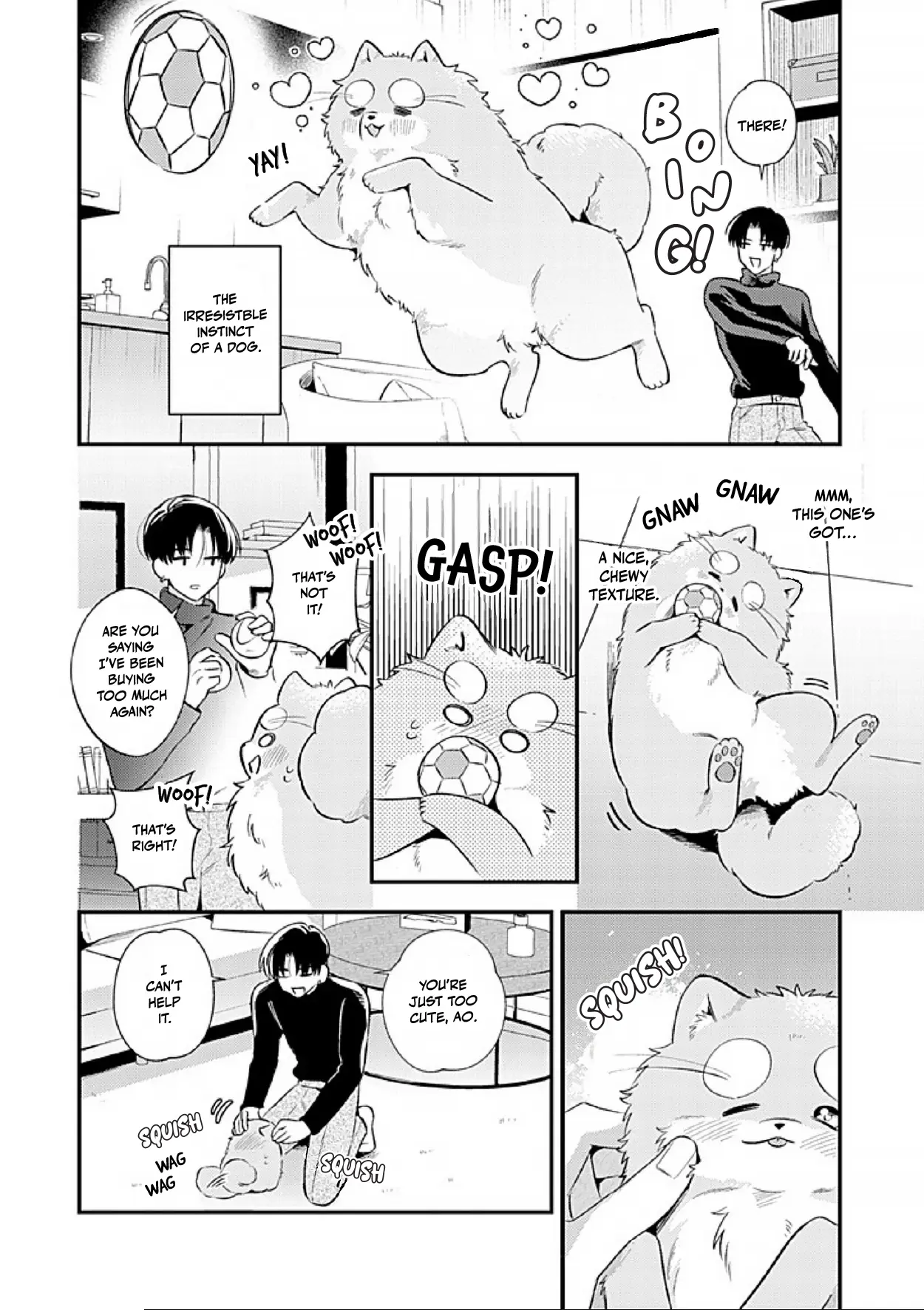 When He Barks, Kiss Him and Pet Him - Chapter 2 Part 2 manhwa