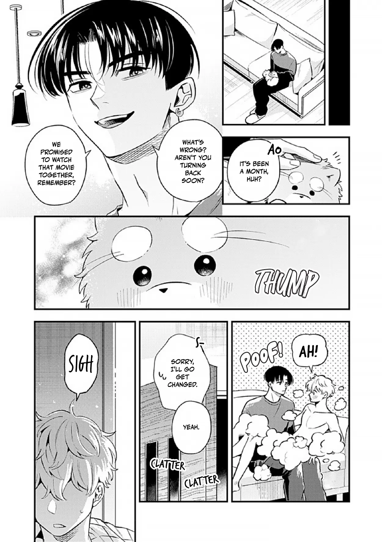 When He Barks, Kiss Him and Pet Him - Chapter 4 Part 2 manhwa