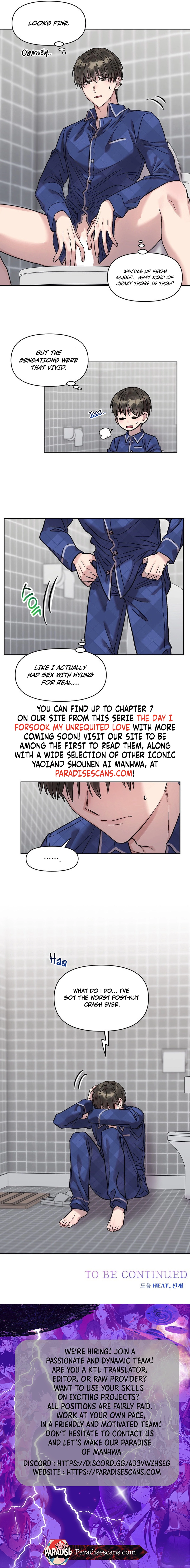 The Day I Forsook My Unrequited Love || PARADISE SCANS || - Chapter 4: 🔞🔞 manhwa