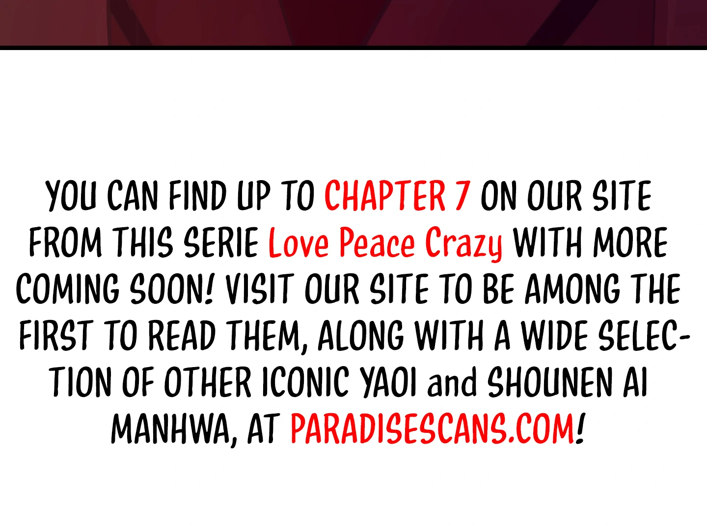 Love Peace Crazy || PARADISE SCANS || - Chapter 1 manhwa