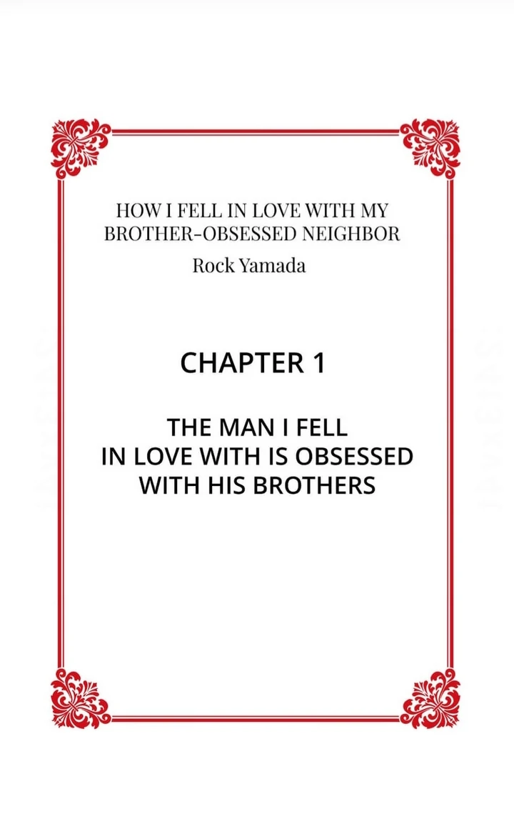 How I Fell In Love With My Brocon Neighbor - Chapter 1 manhwa