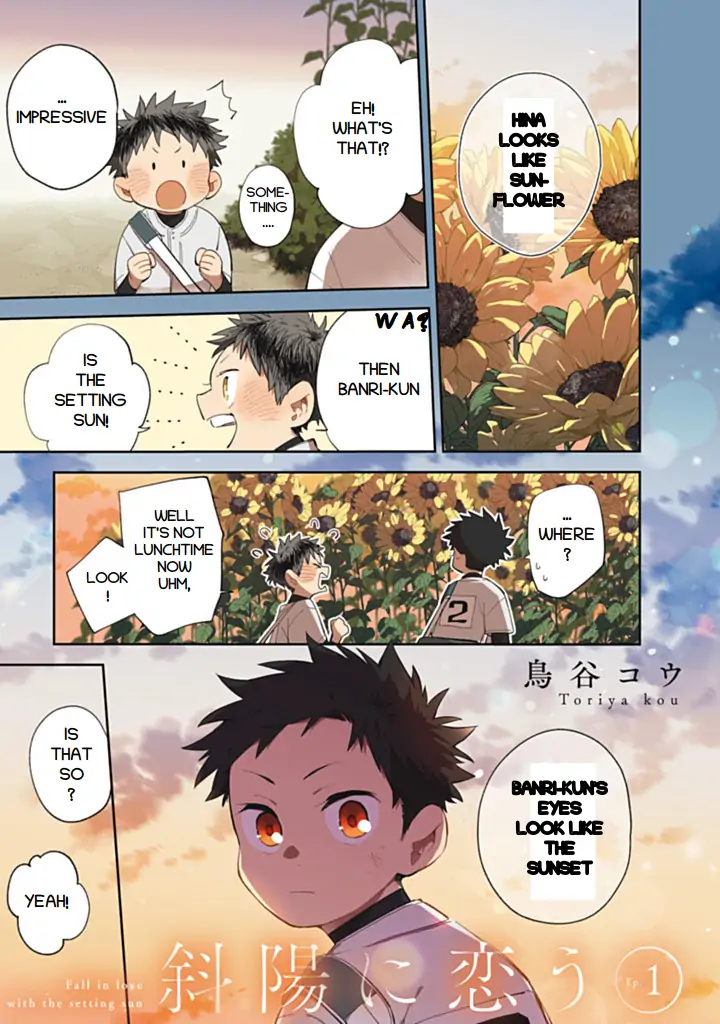 Fall in Love with the Setting Sun - Chapter 1 manhwa