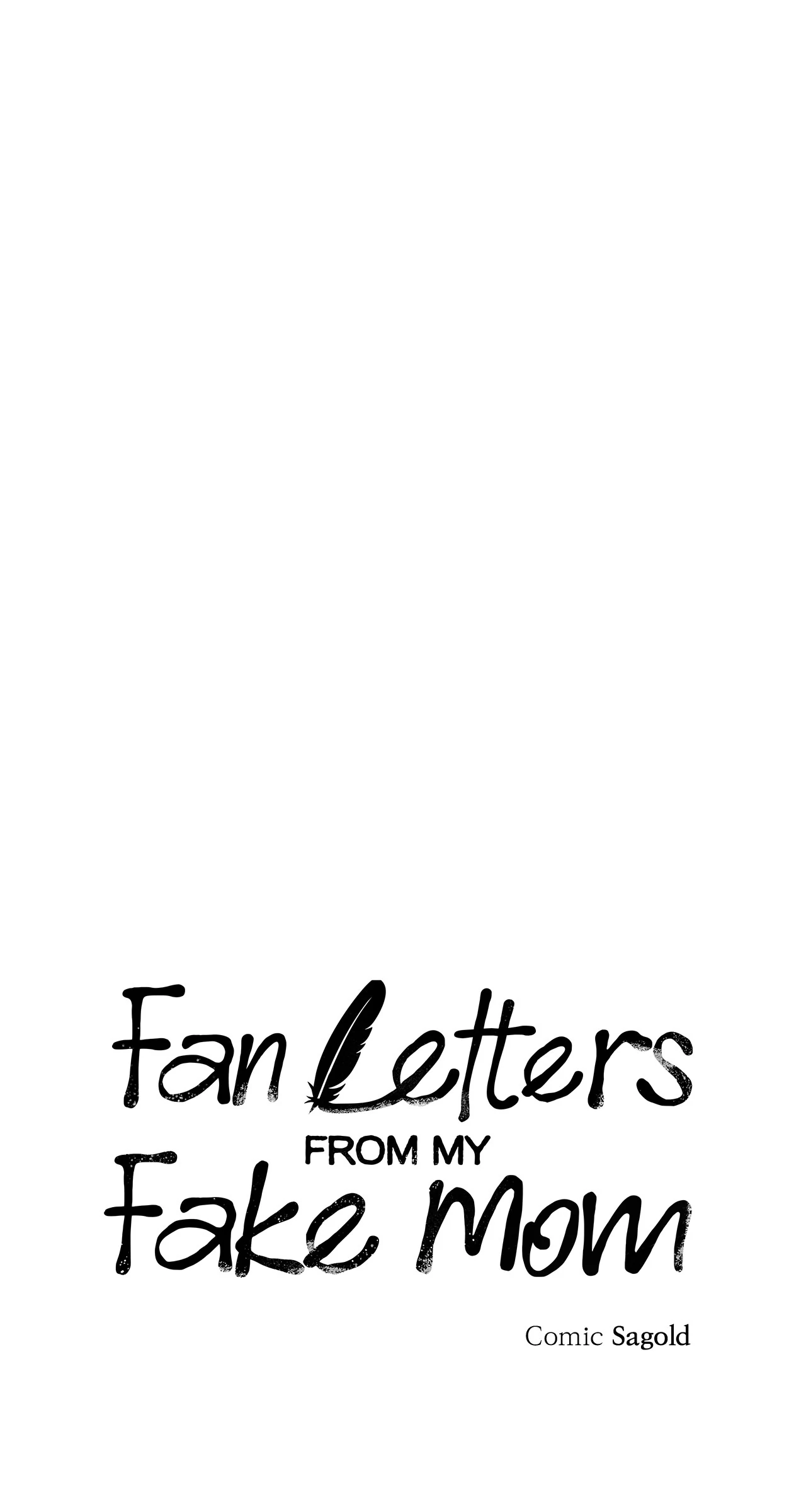 Odd Relations: Fan Letters From My Fake Mom - Chapter 3 manhwa