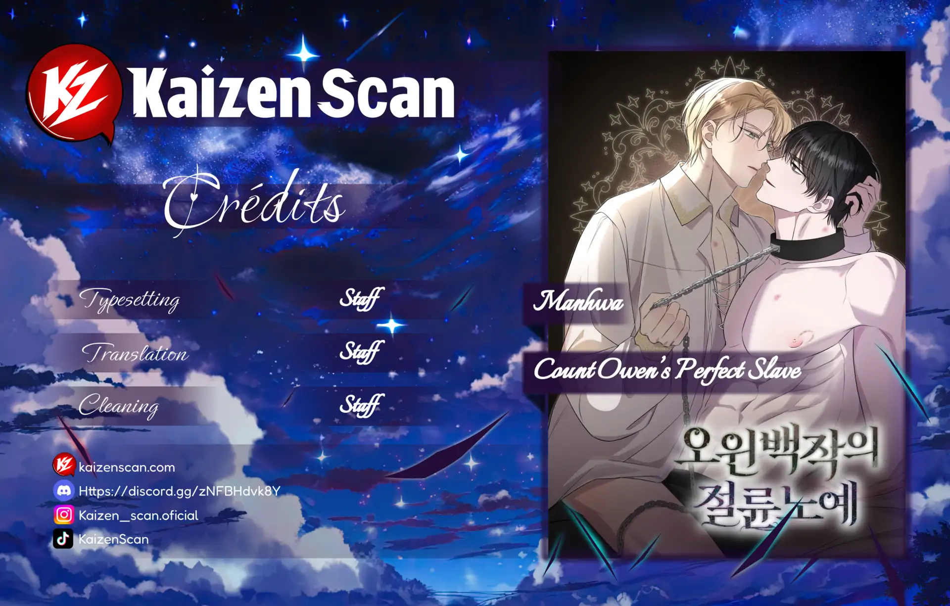 Count Owen’s Perfect Slave [Kaizen Scan] - Chapter 1 🔞🔞 manhwa