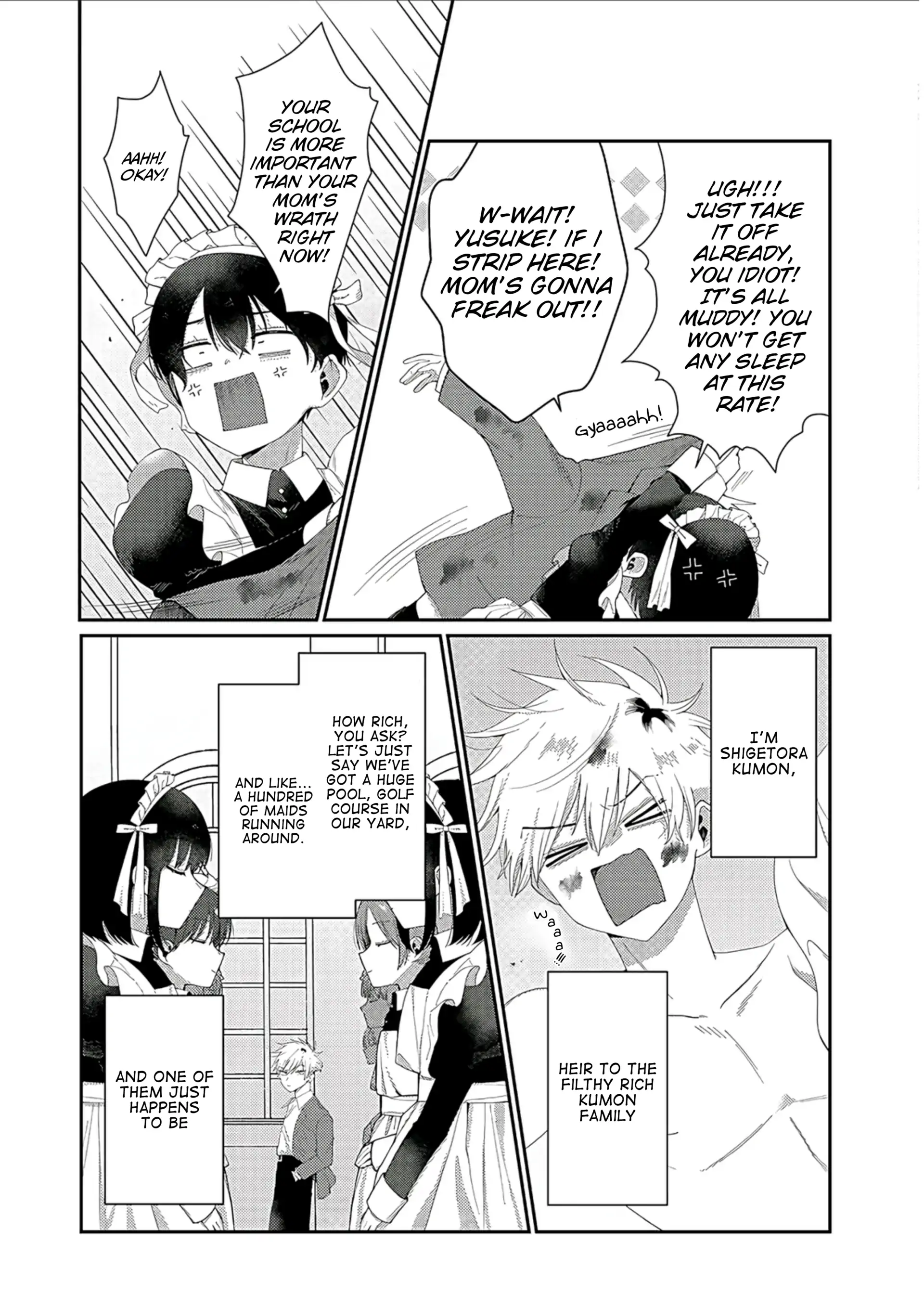 Tsuyoki Maid Ha Hitorija Merenai - Chapter 1 manhwa