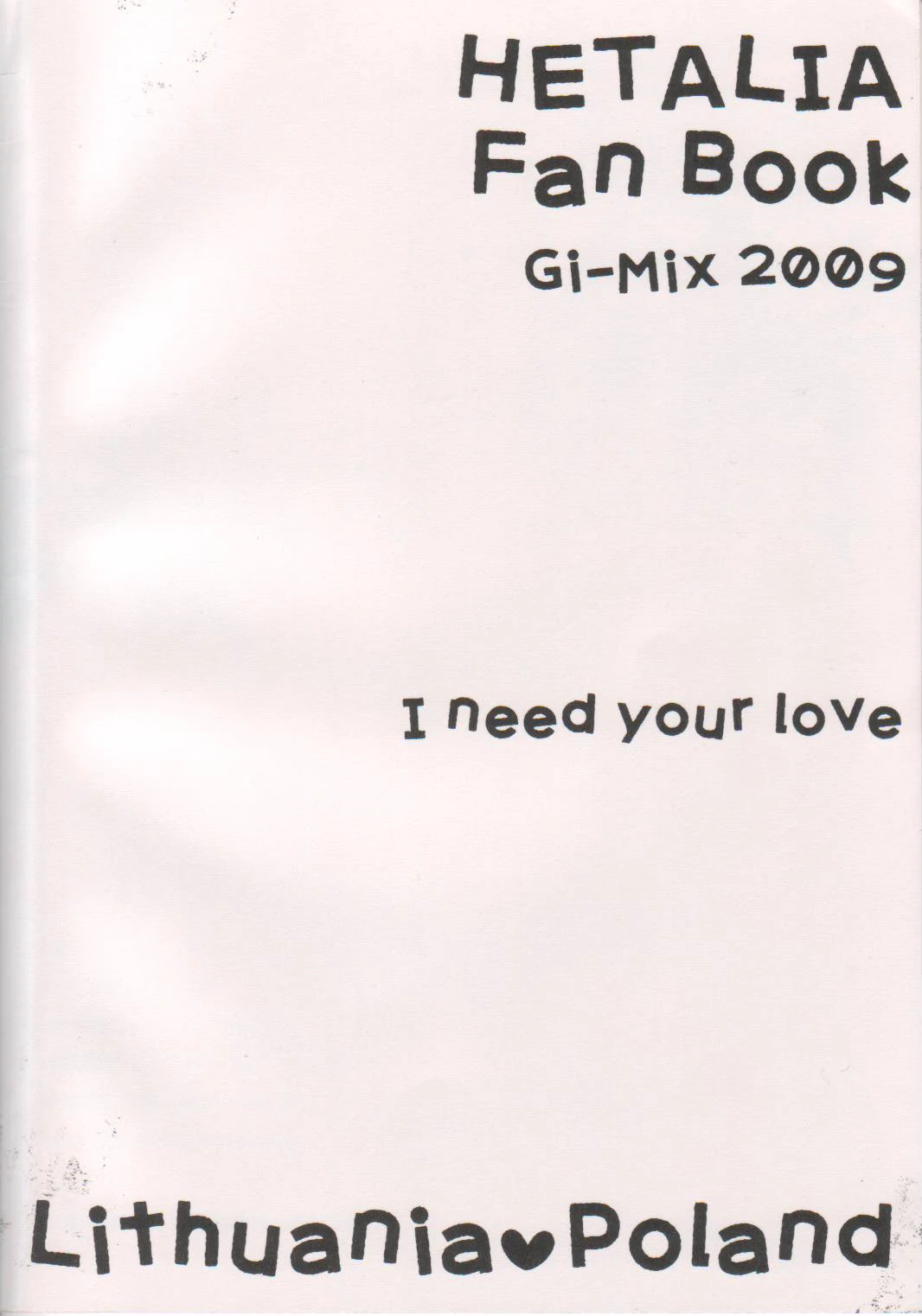 I Need Your Love – Hetalia Dj - Chapter 1 manhwa