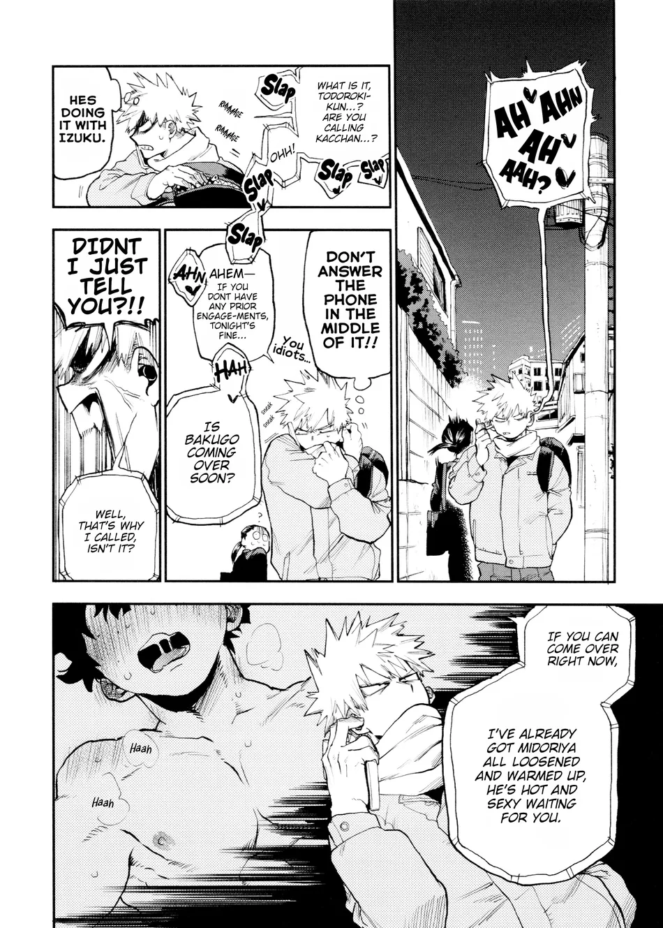 THREE FRIEND WITH BENEFIT — BOKU NO HERO ACADEMIA DJ — [arasoyo] - Chapter 1 manhwa