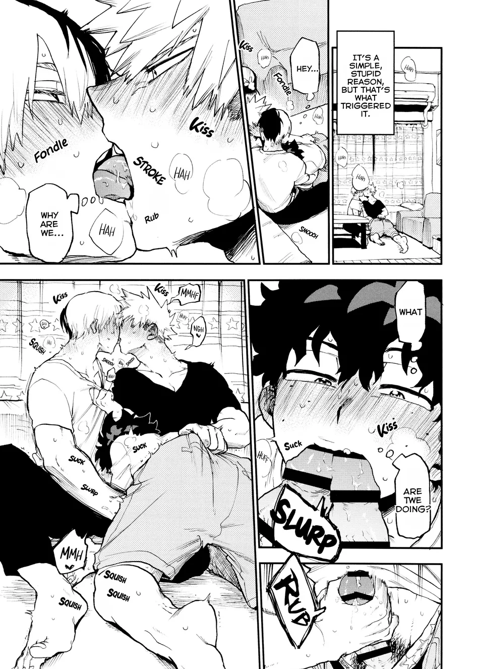 THREE FRIEND WITH BENEFIT — BOKU NO HERO ACADEMIA DJ — [arasoyo] - Chapter 1 manhwa