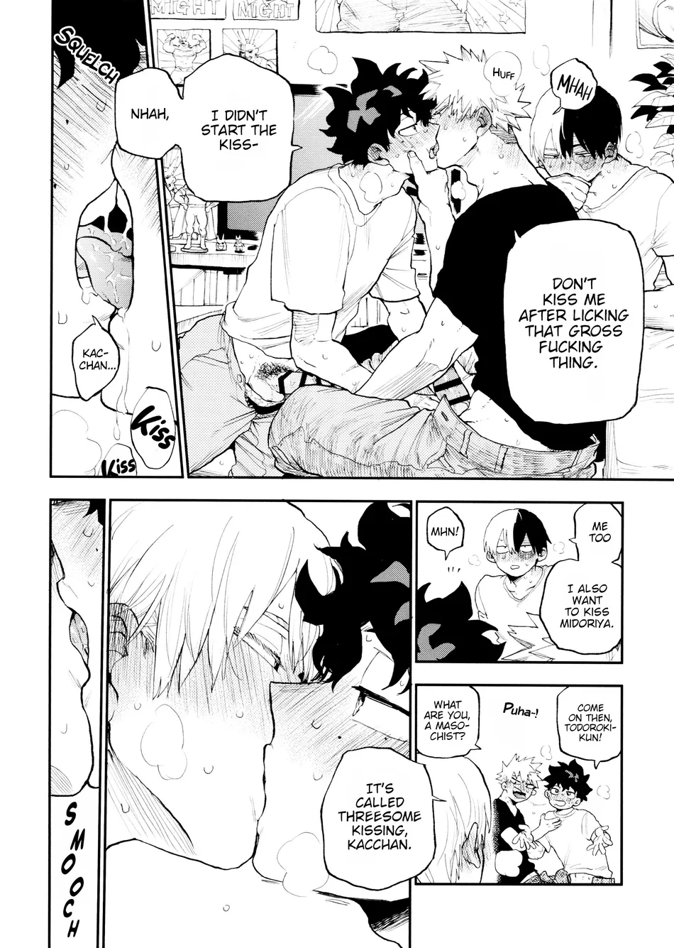 THREE FRIEND WITH BENEFIT — BOKU NO HERO ACADEMIA DJ — [arasoyo] - Chapter 1 manhwa