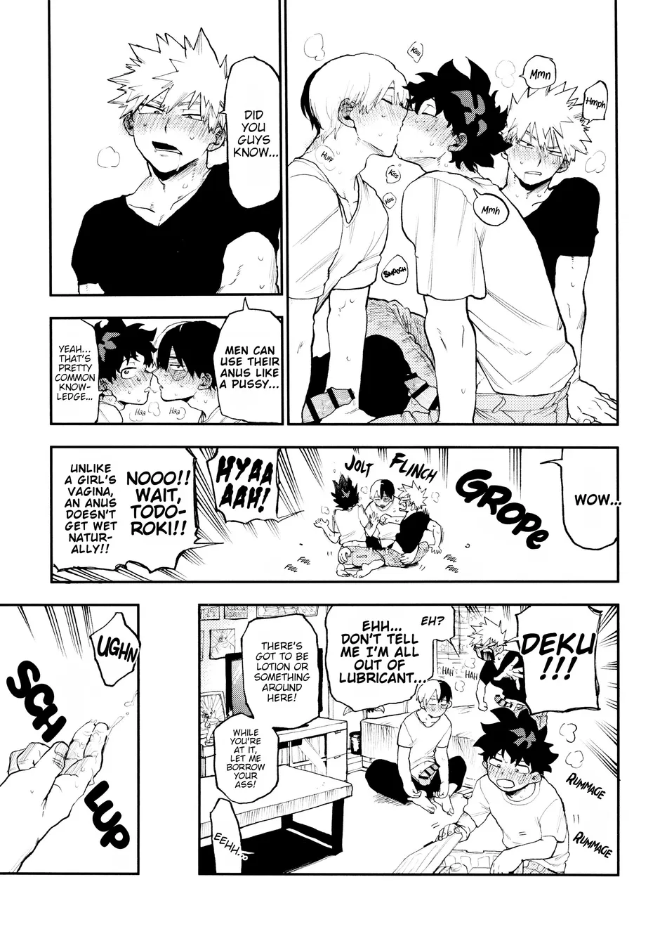 THREE FRIEND WITH BENEFIT — BOKU NO HERO ACADEMIA DJ — [arasoyo] - Chapter 1 manhwa
