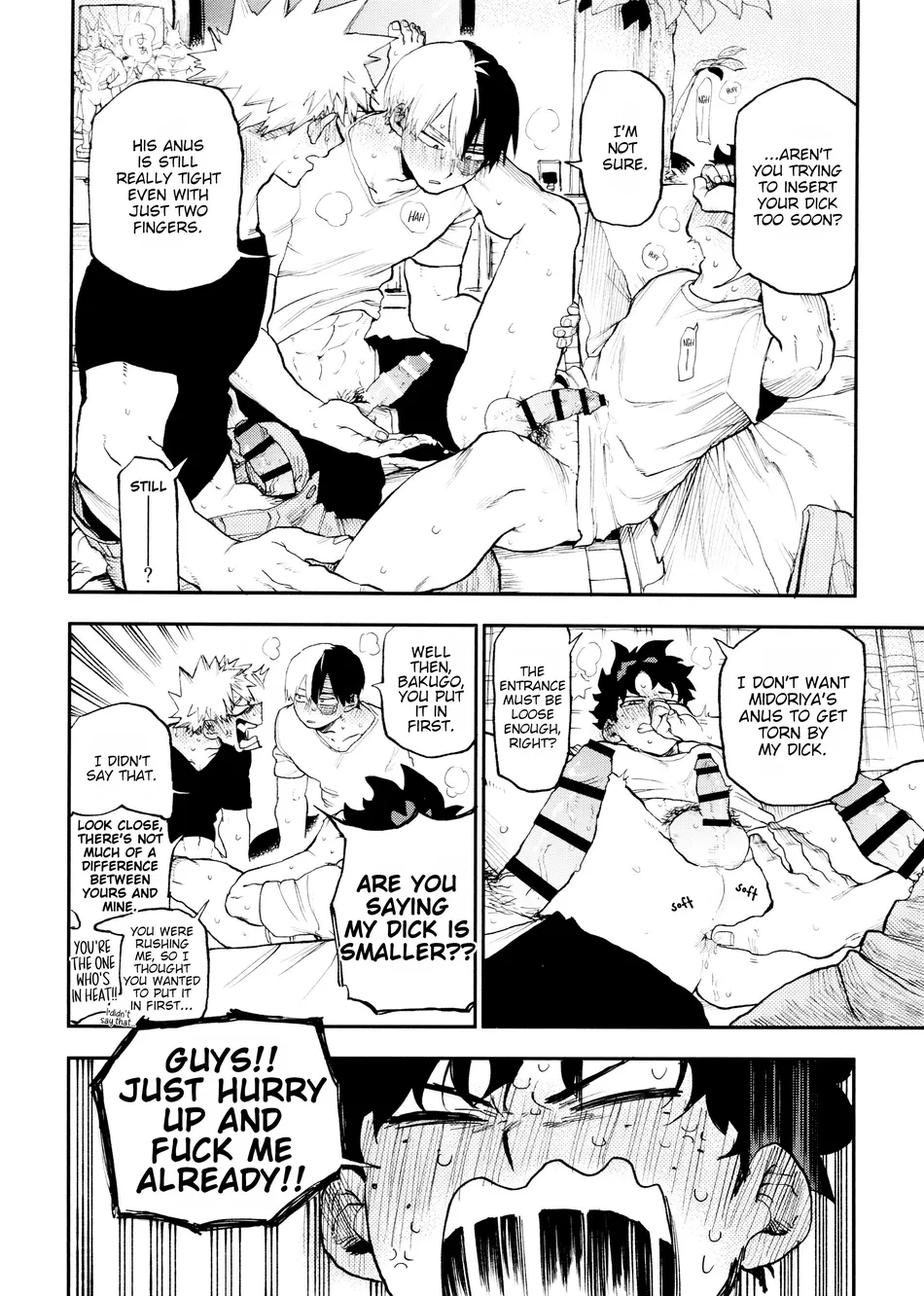 THREE FRIEND WITH BENEFIT — BOKU NO HERO ACADEMIA DJ — [arasoyo] - Chapter 1 manhwa