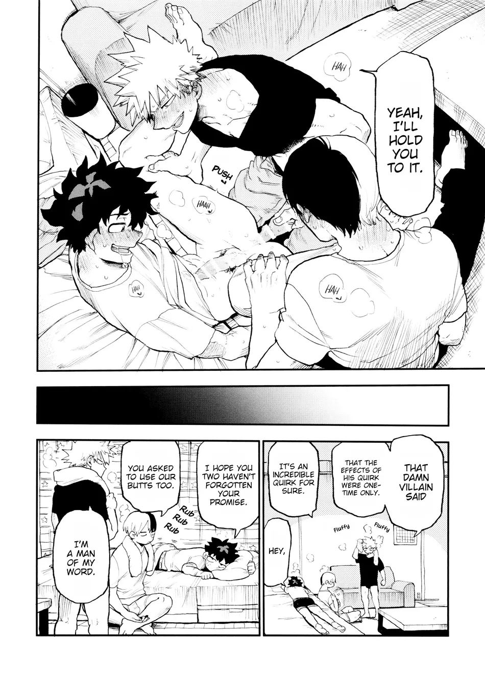THREE FRIEND WITH BENEFIT — BOKU NO HERO ACADEMIA DJ — [arasoyo] - Chapter 1 manhwa