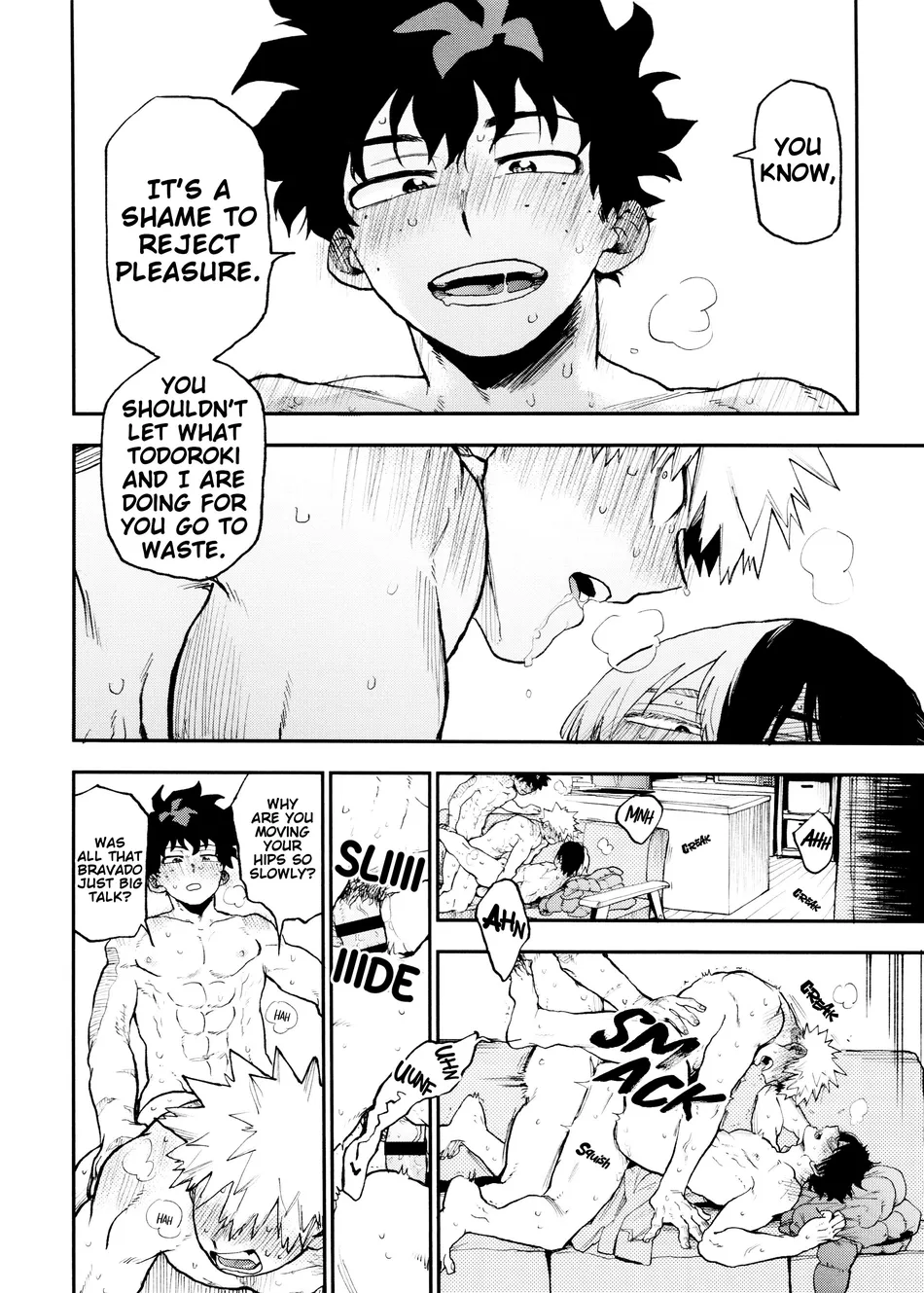 THREE FRIEND WITH BENEFIT — BOKU NO HERO ACADEMIA DJ — [arasoyo] - Chapter 2 manhwa