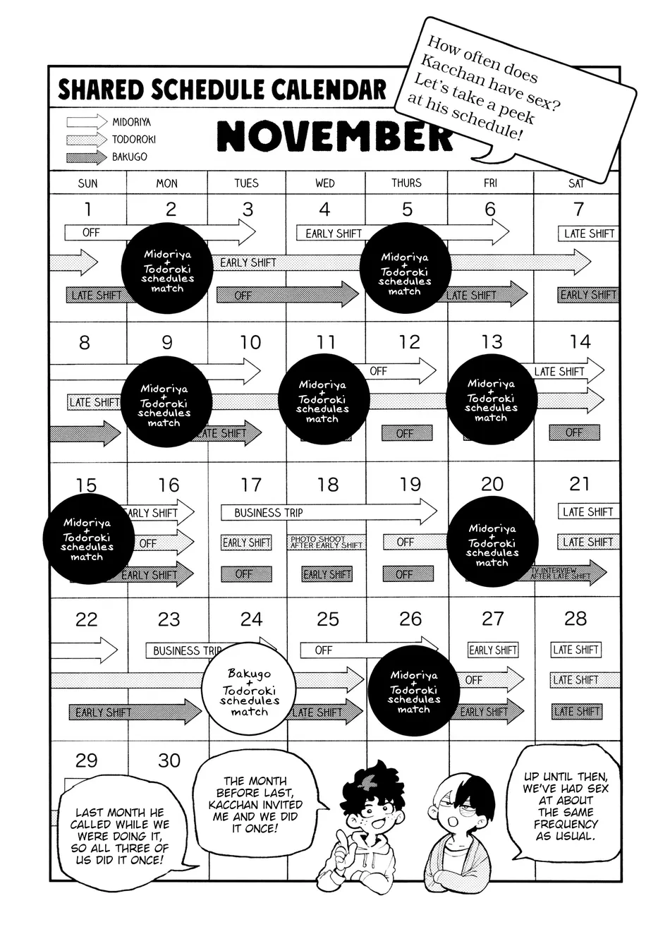 THREE FRIEND WITH BENEFIT — BOKU NO HERO ACADEMIA DJ — [arasoyo] - ONESHOT manhwa