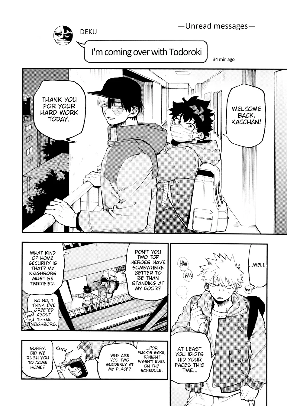 THREE FRIEND WITH BENEFIT — BOKU NO HERO ACADEMIA DJ — [arasoyo] - ONESHOT manhwa