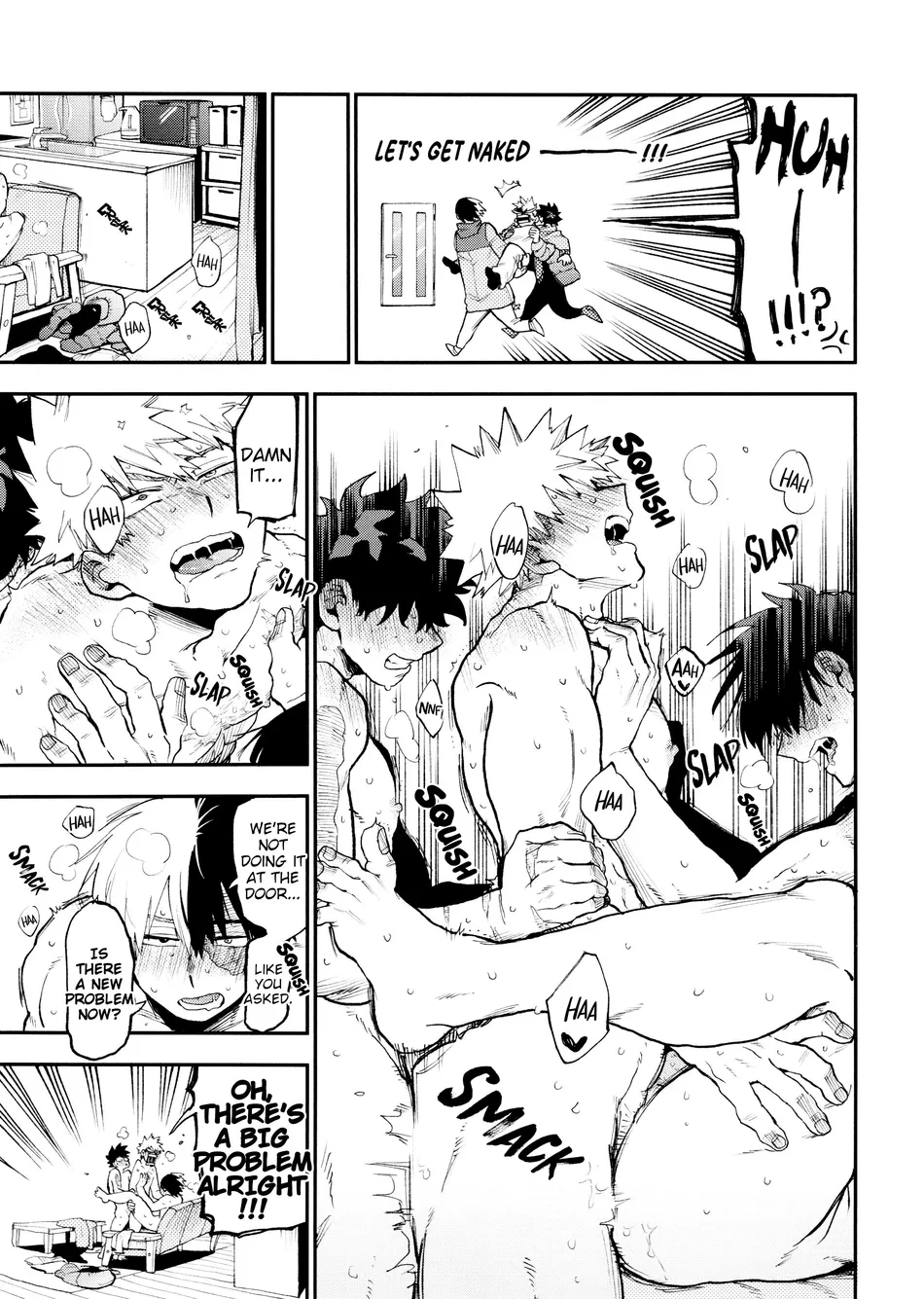 THREE FRIEND WITH BENEFIT — BOKU NO HERO ACADEMIA DJ — [arasoyo] - ONESHOT manhwa