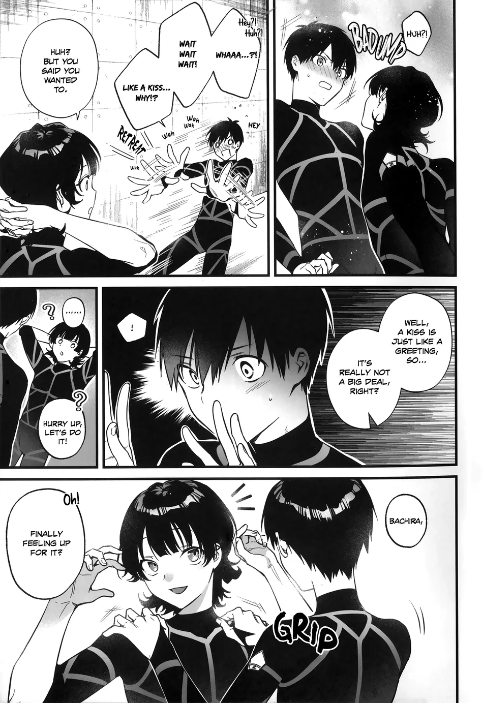 Kiss Kiss Fall in Love (Blue Lock dj) - Oneshot manhwa