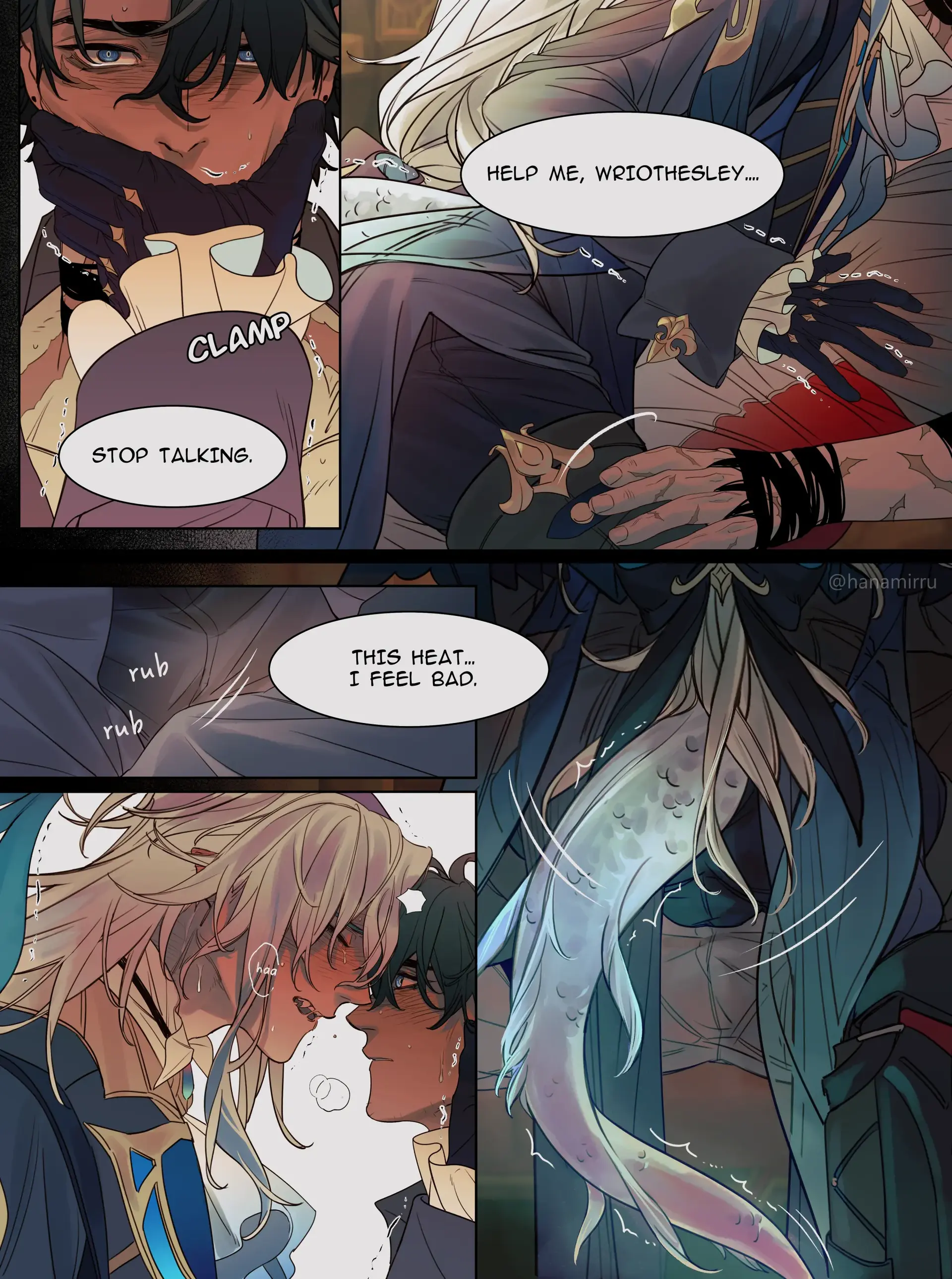 Dragon Instinct: Wriothesley X Neuvillette - Chapter 1 manhwa