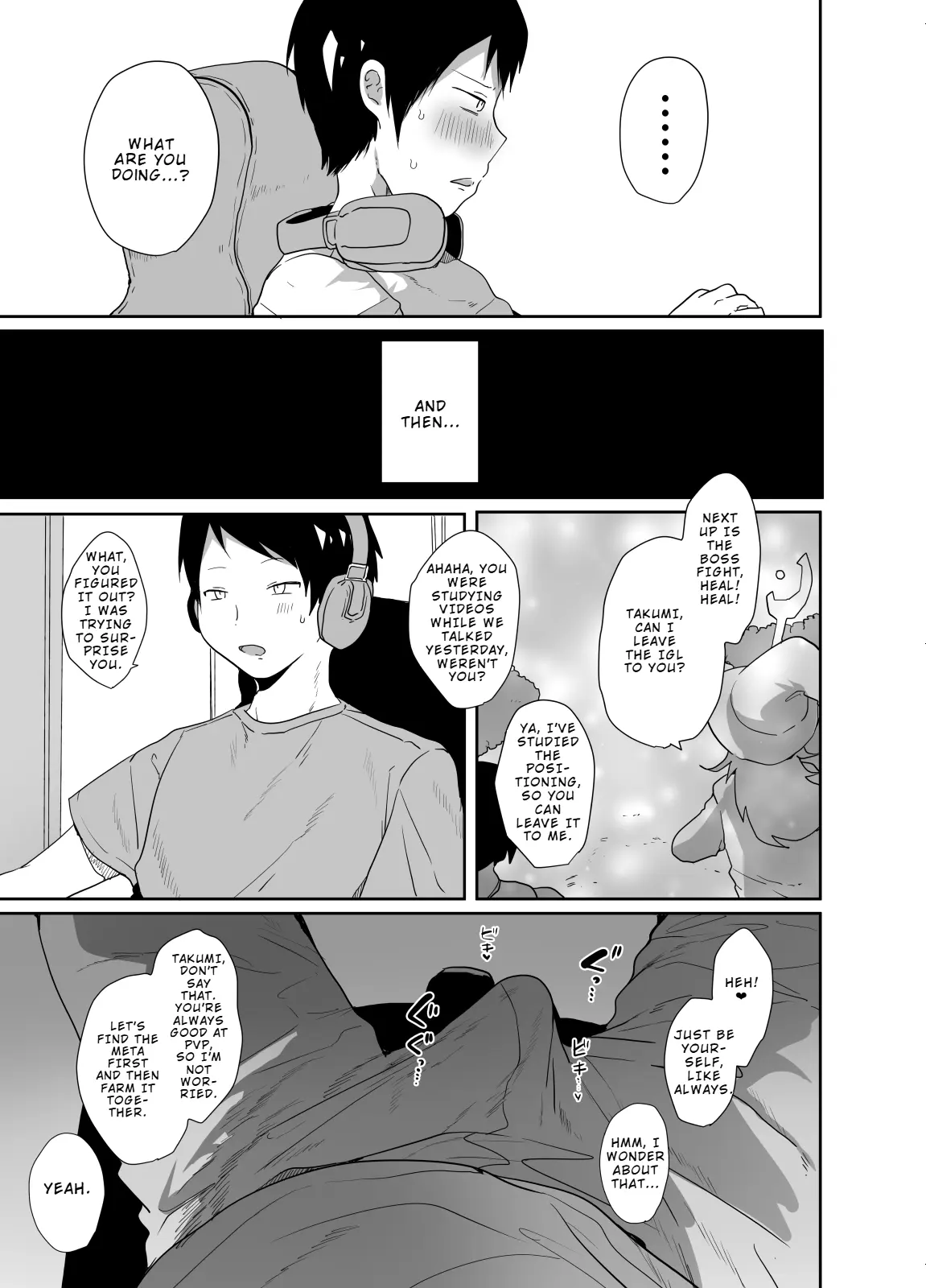 If Your Gamer Friend Turned Out to Be a Super Lewd Crossdressing Guy, Would You Have Sex With Him or Not - Oneshot manhwa