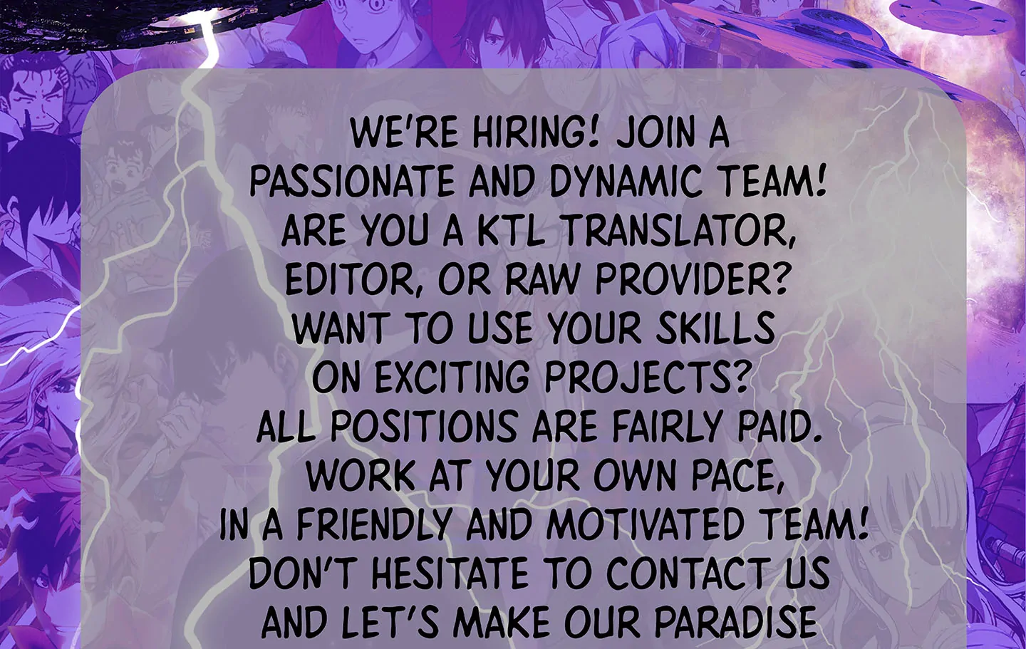 To You Who Will Die Alone in Paradise || PARADISE SCANS || - Chapter 1 manhwa