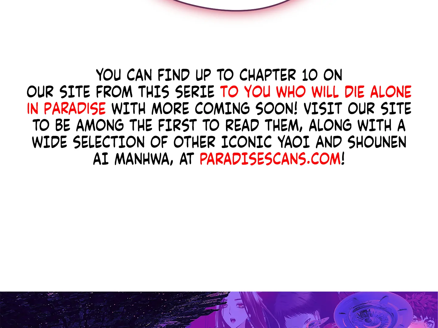 To You Who Will Die Alone in Paradise || PARADISE SCANS || - Chapter 5 manhwa