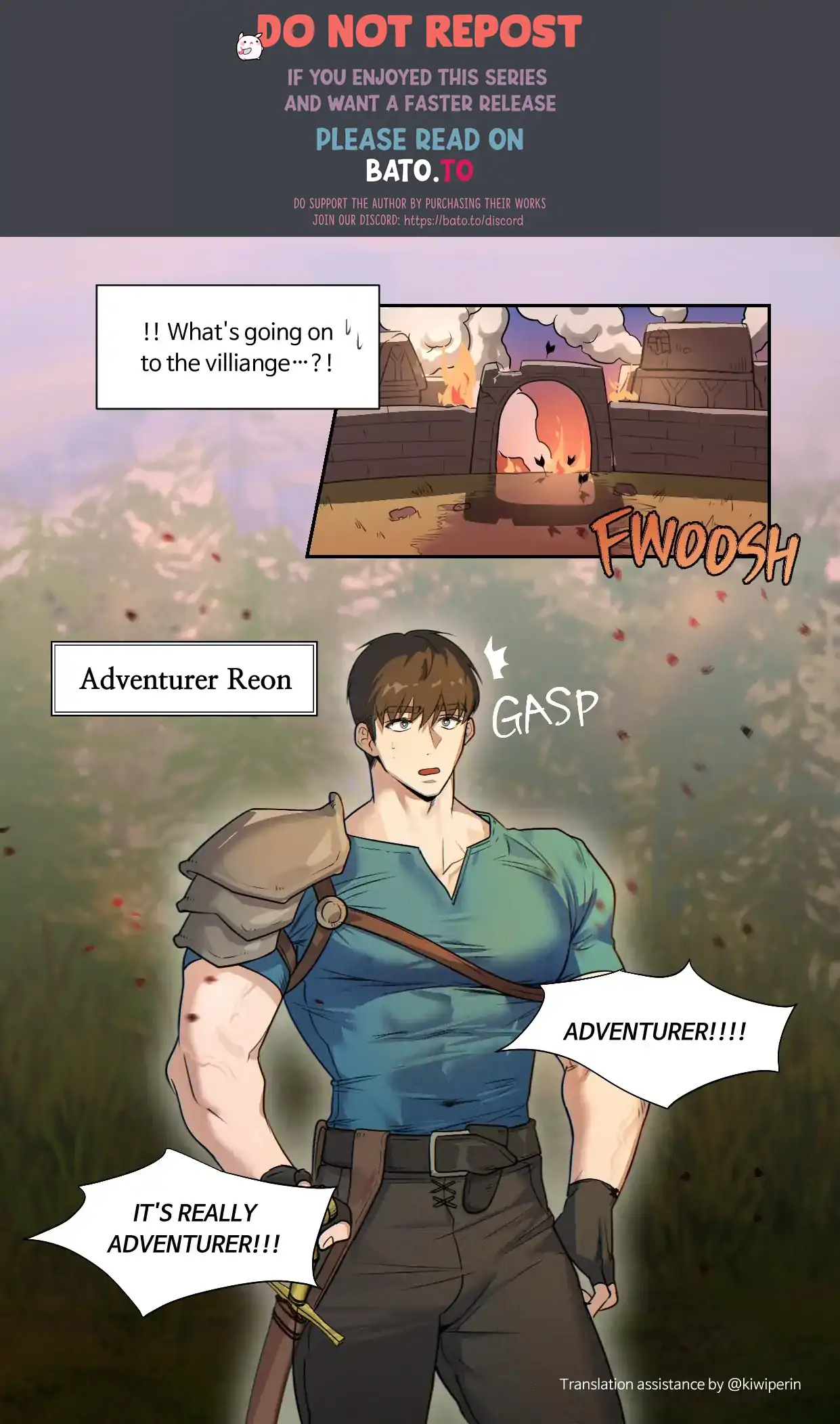 Reon and the Goblin cave - Oneshot (TW: gang rape) manhwa