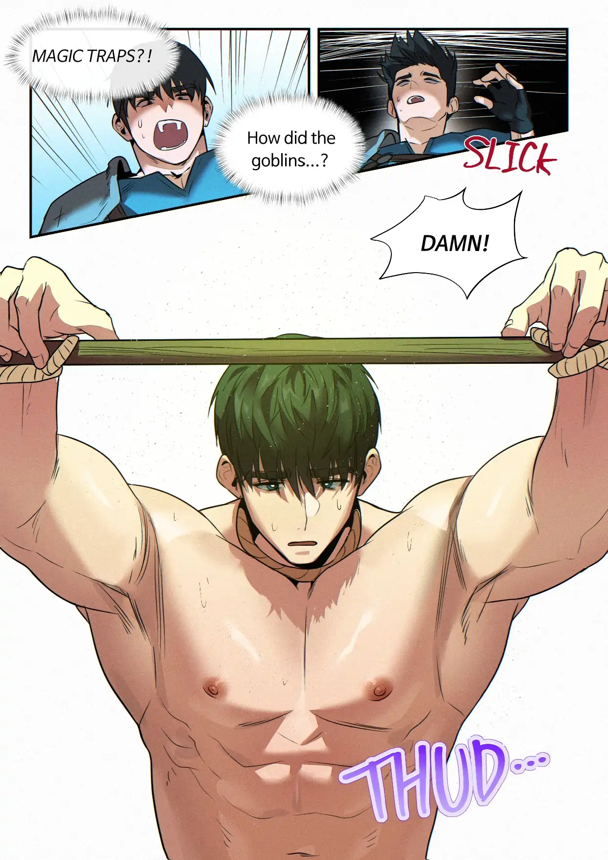 Reon and the Goblin cave - Oneshot (TW: gang rape) manhwa