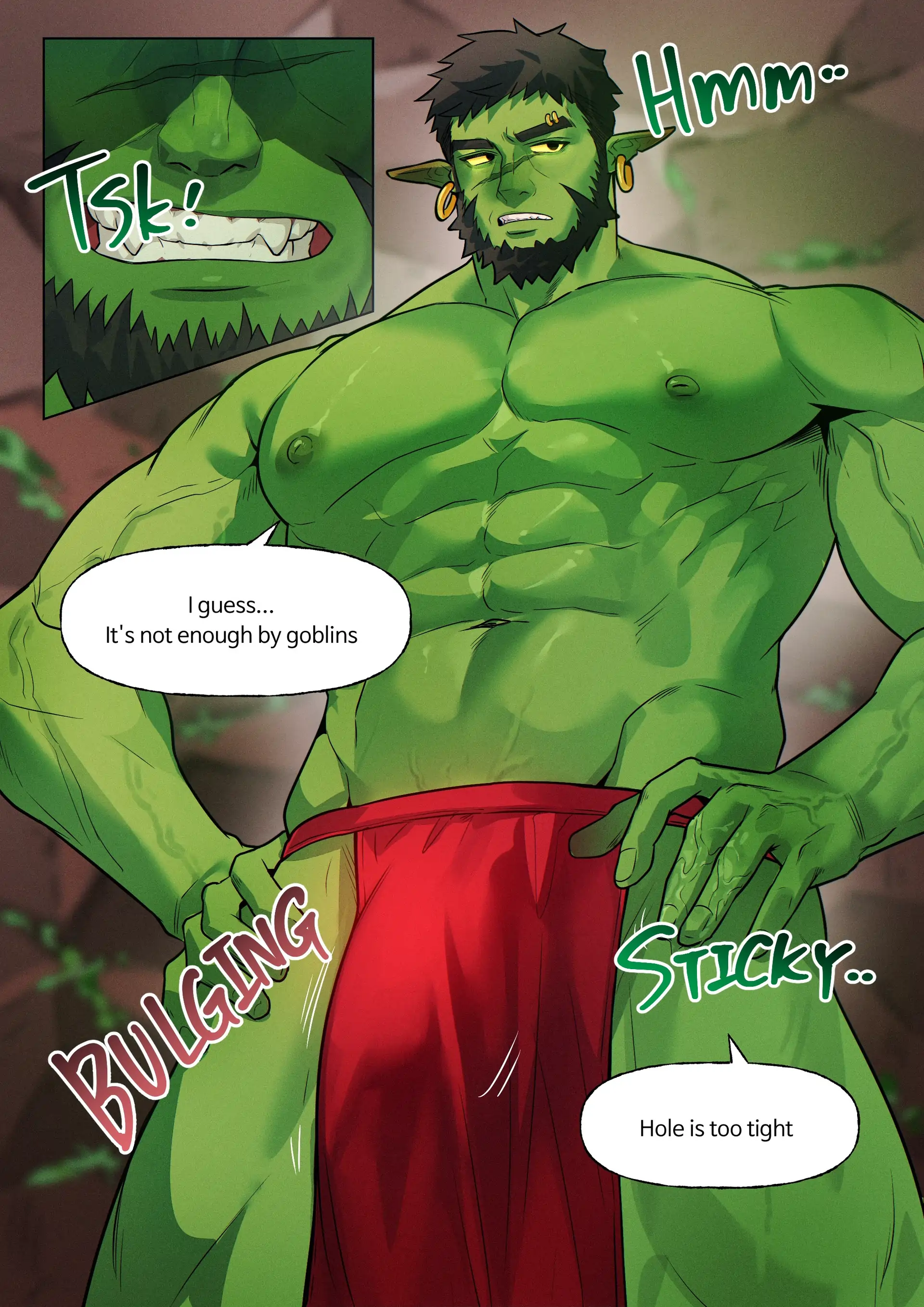 Reon and the Goblin cave - Oneshot (TW: gang rape) manhwa