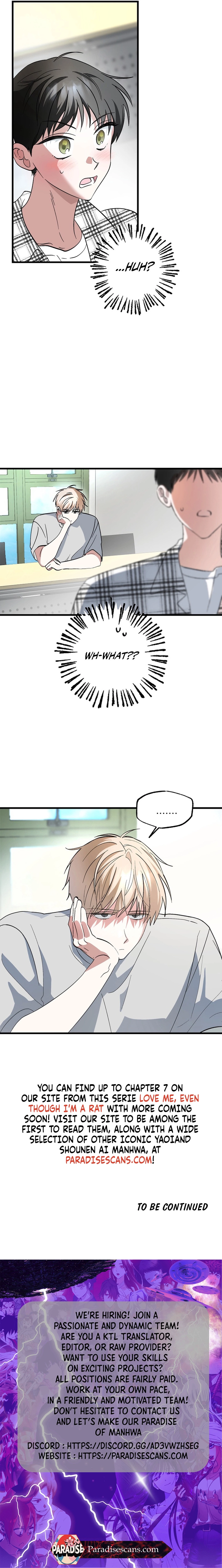 Love Me, Even Though I’m a Rat || PARADISE SCANS || - Chapter 1: 🔞 manhwa