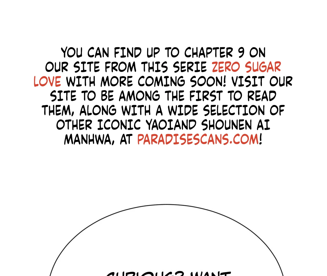 Zero Sugar Love || PARADISE SCANS || - Chapter 1 manhwa