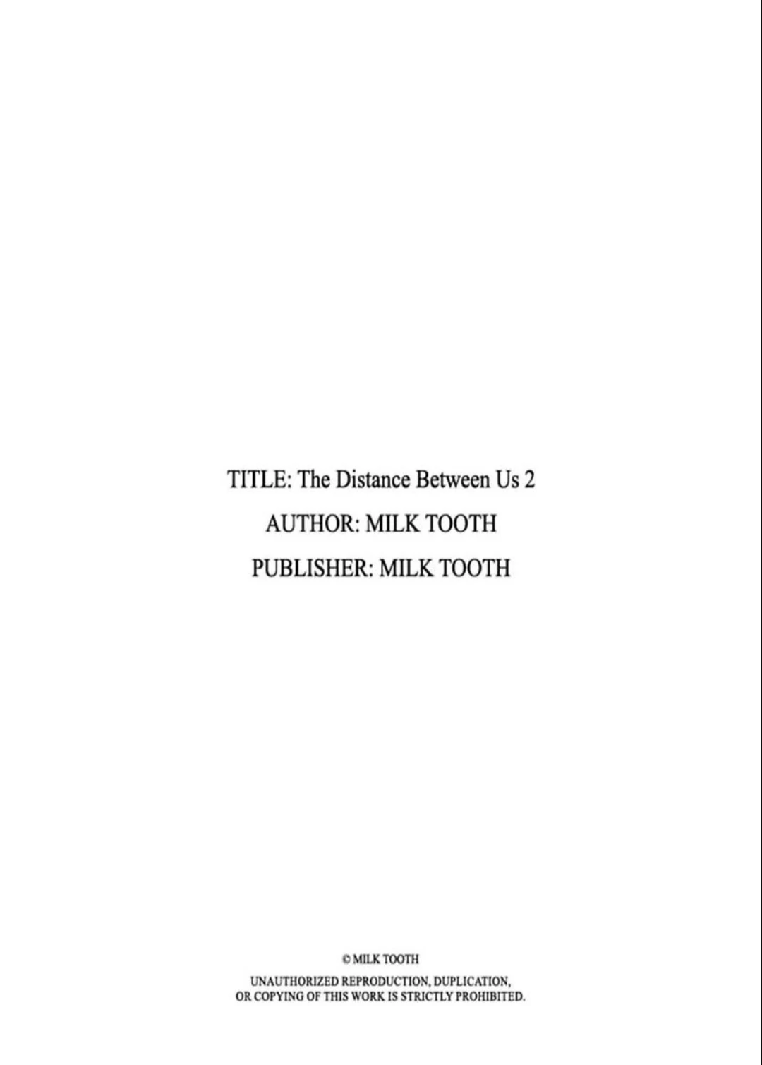 The Distance Between Us [Official] - Chapter 2 manhwa