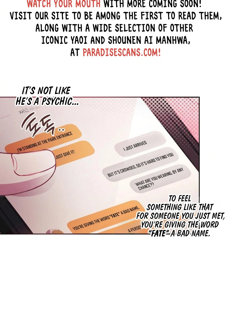 Watch Your Mouth || PARADISE SCANS || - Chapter 1 manhwa