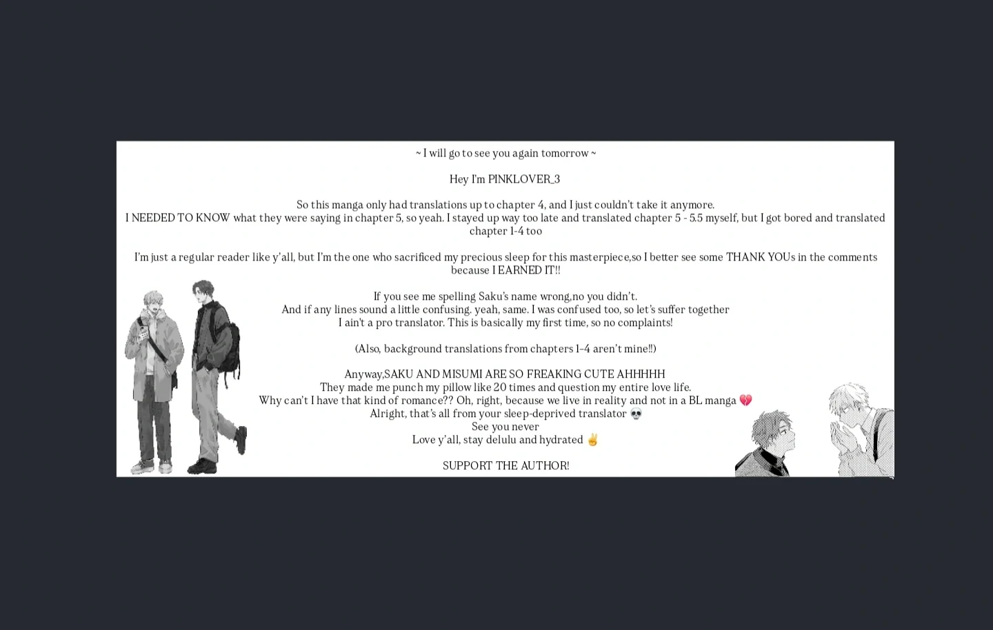 Ashita mo kimi ni ai ni iku - Chapter 1 manhwa