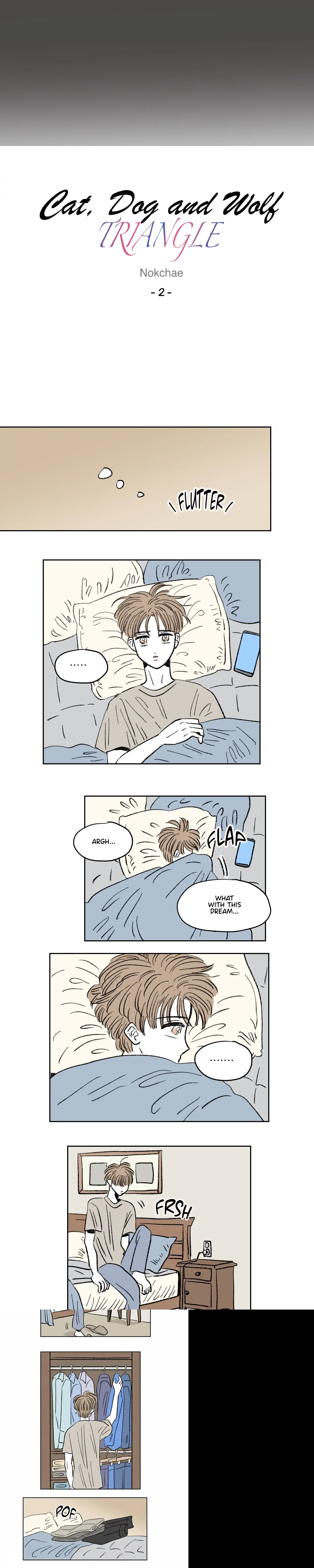 Cat, Dog and Wolf Triangle - Chapter 2 manhwa