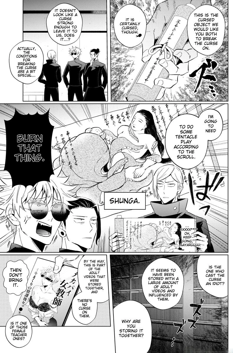 Super Horny Exorcism: Three Rounds Match!!! – Jujutsu Kaisen dj - Chap 1 manhwa