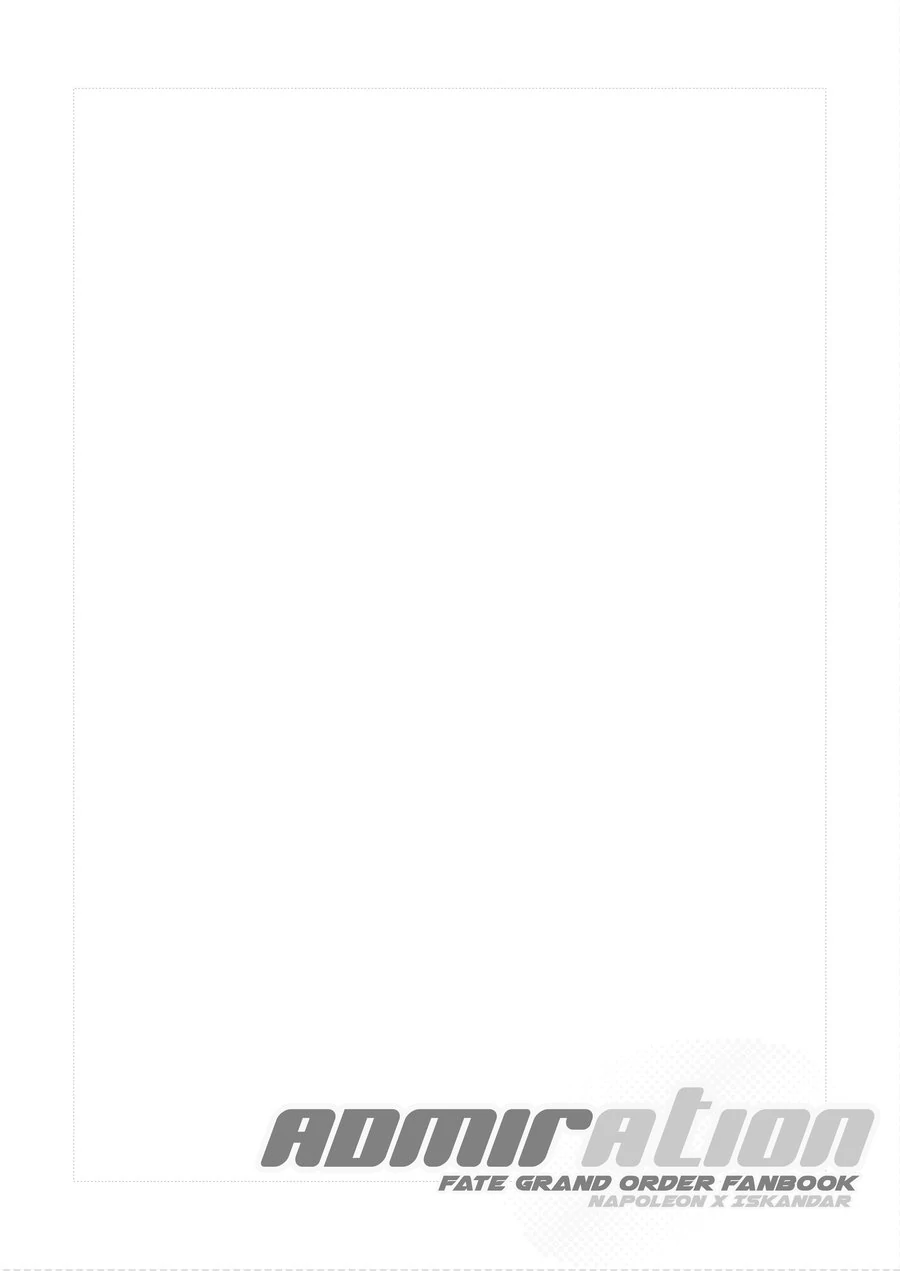 ADMIRATION – Fate/Grand Order dj - Oneshot manhwa