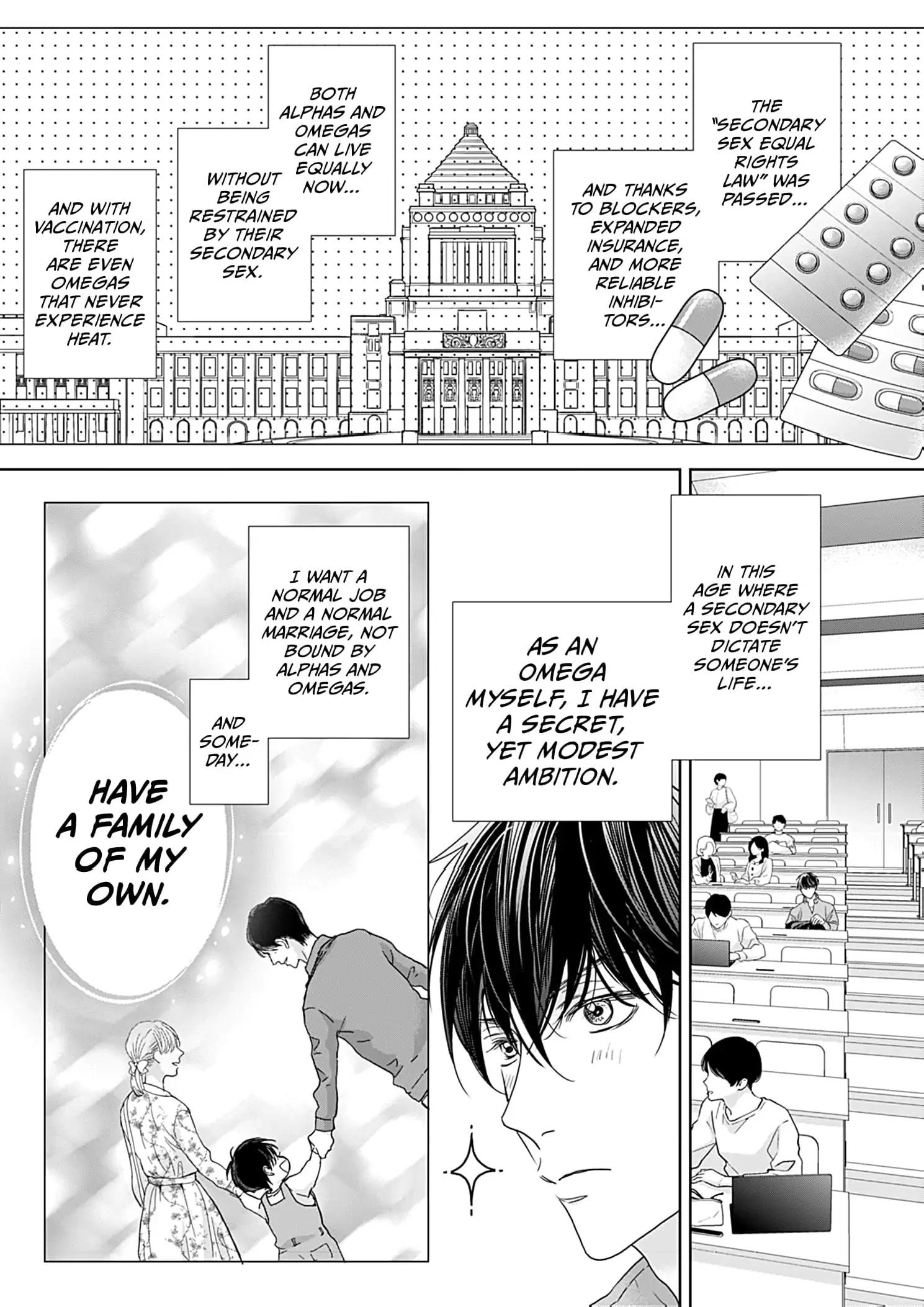 The Overflowing Love of a Transparent Alpha (Official) - Volume 1 Chapter 1 manhwa