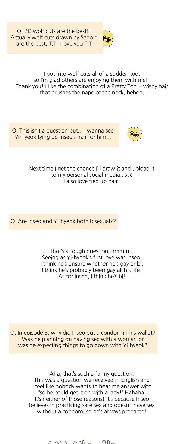 Stranger Than Friends - Creator's Note manhwa