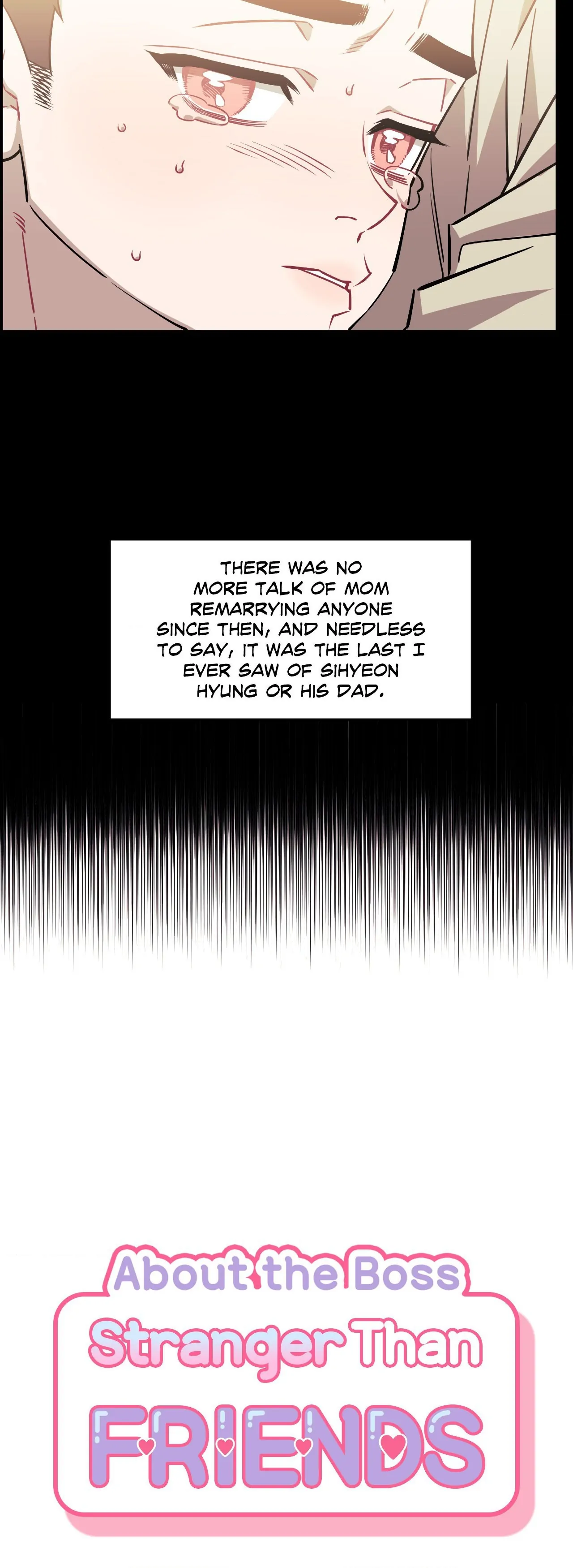 Stranger Than Friends - Side Story : About the Boss (1) manhwa
