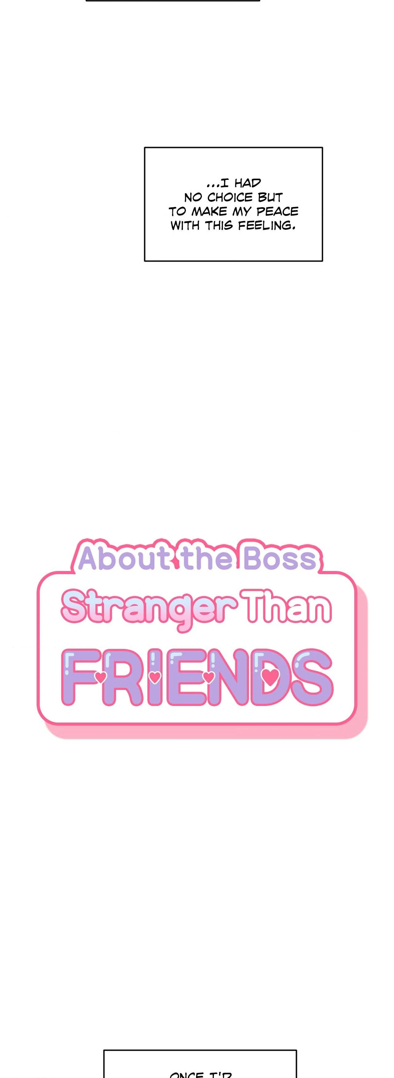 Stranger Than Friends - Side Story : About the Boss (13) manhwa