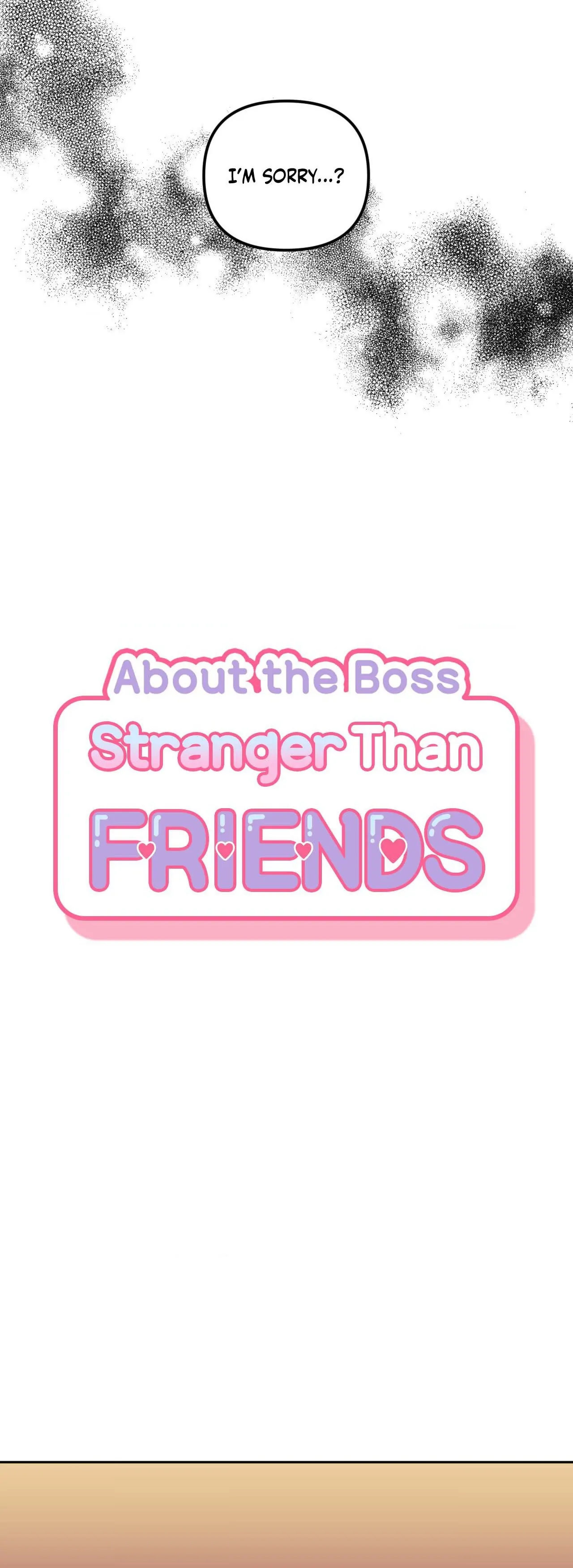 Stranger Than Friends - Side Story : About the Boss (2) manhwa