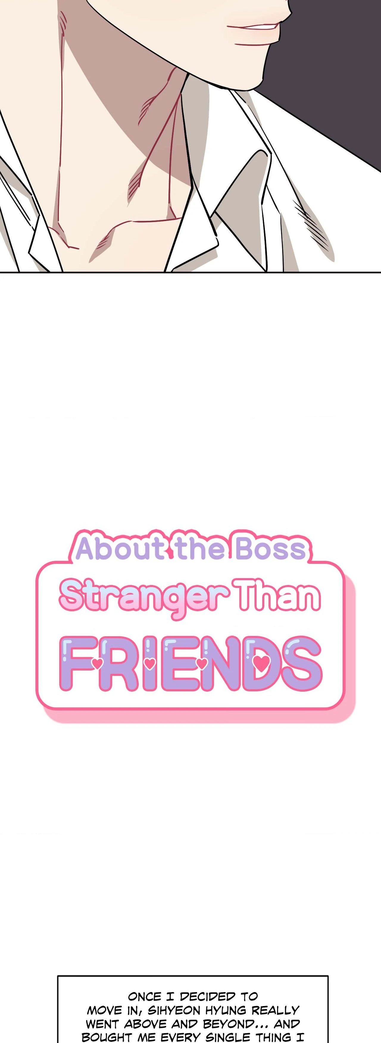 Stranger Than Friends - Side Story : About the Boss (3) manhwa