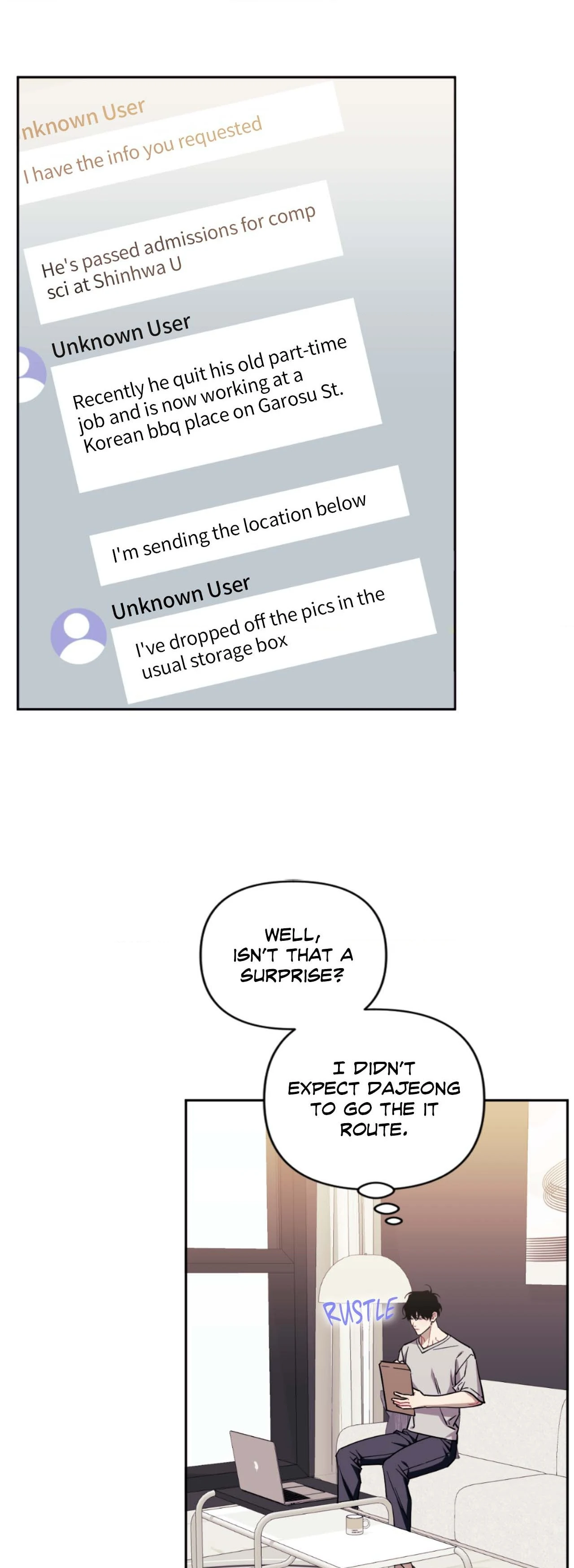 Stranger Than Friends - Side Story : About the Boss (6) manhwa