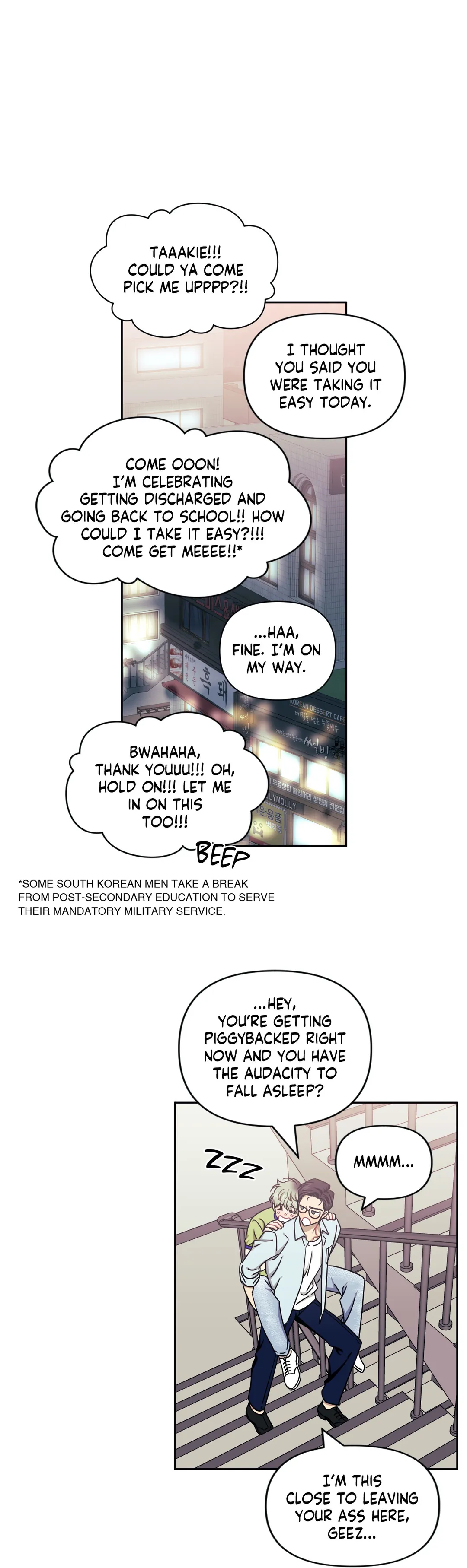 Stranger Than Friends - Side Story: Tak x Sanho (4) manhwa