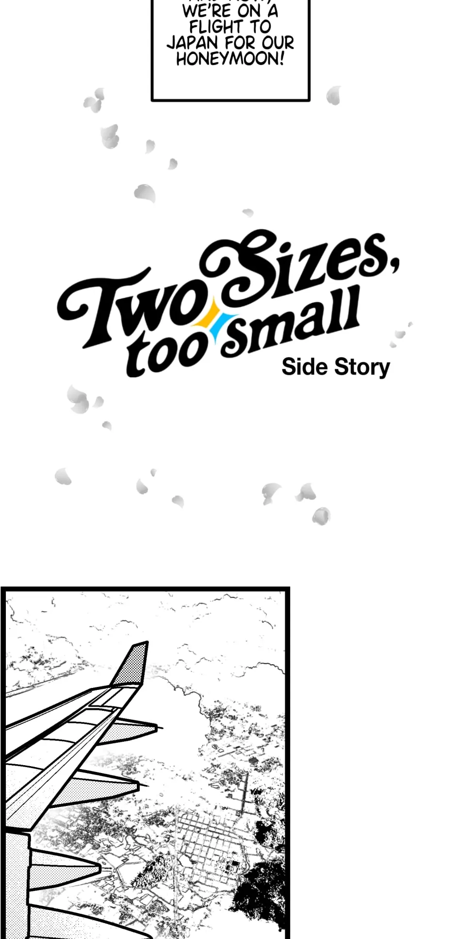 Two Sizes, too small - Side Story: Honeymoon! Pt.1 manhwa